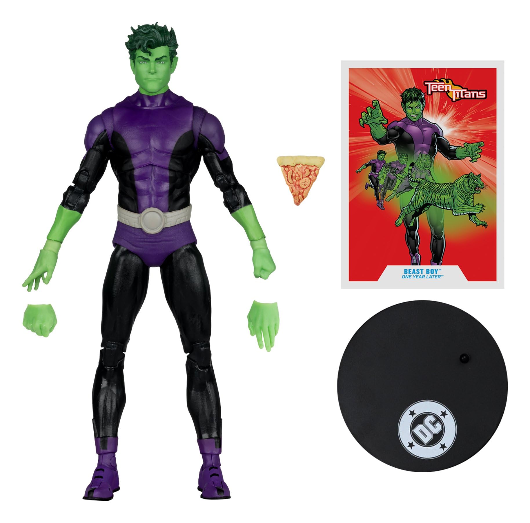 McFarlane DC Multiverse Beast Boy (One Year Later) Gold Label 7in Action Figure