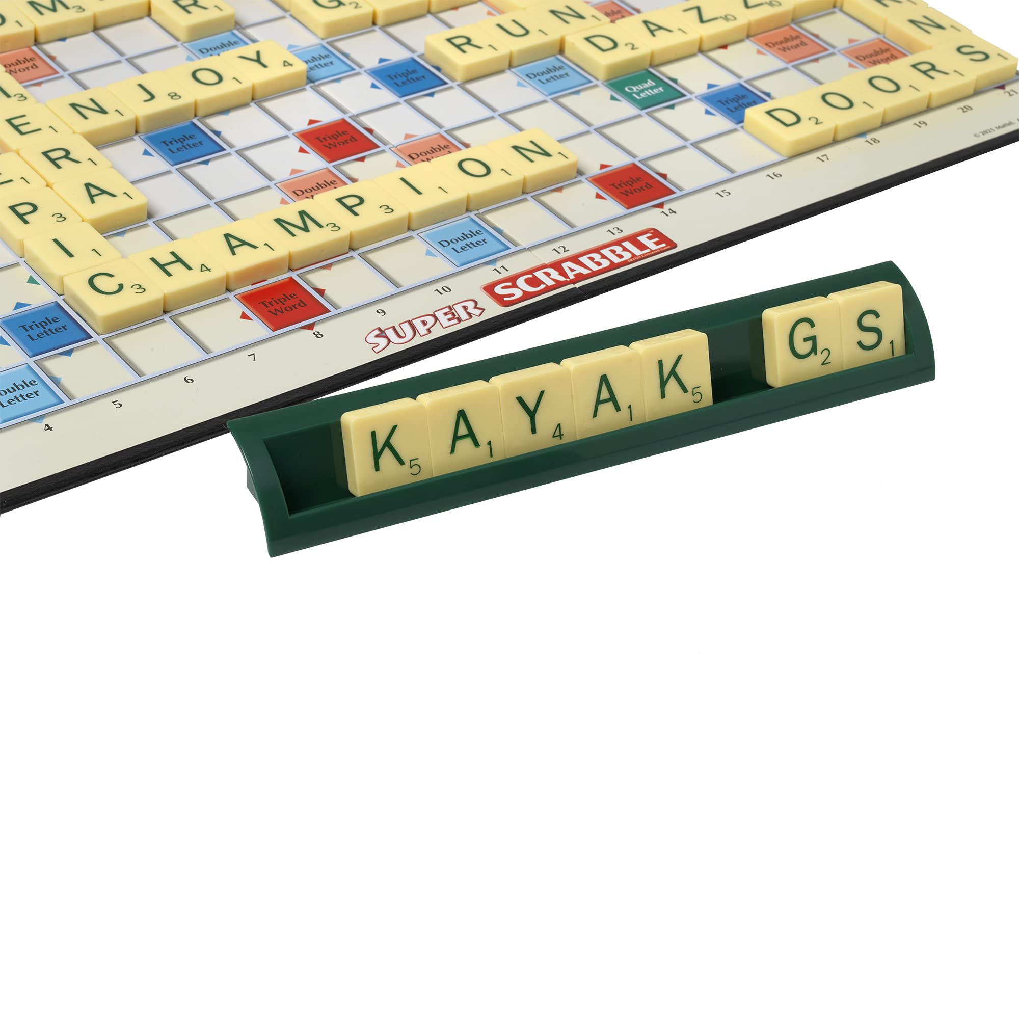Ideal Super Scrabble Board Game 12