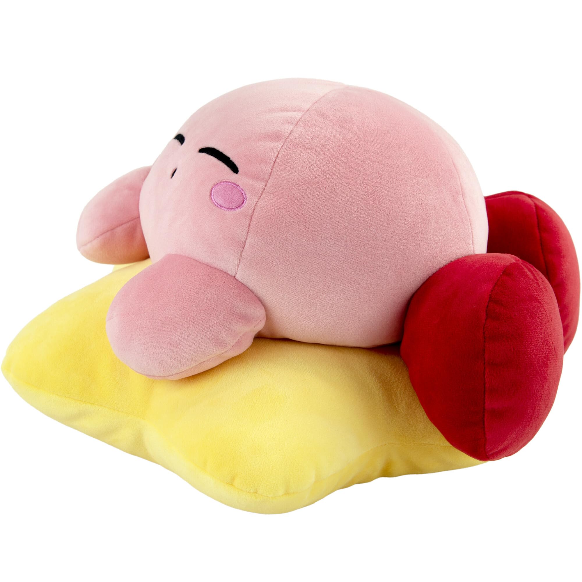 Club Mocchi Mocchi Warp Star Kirby Mega Plush Toy - 15 Inch