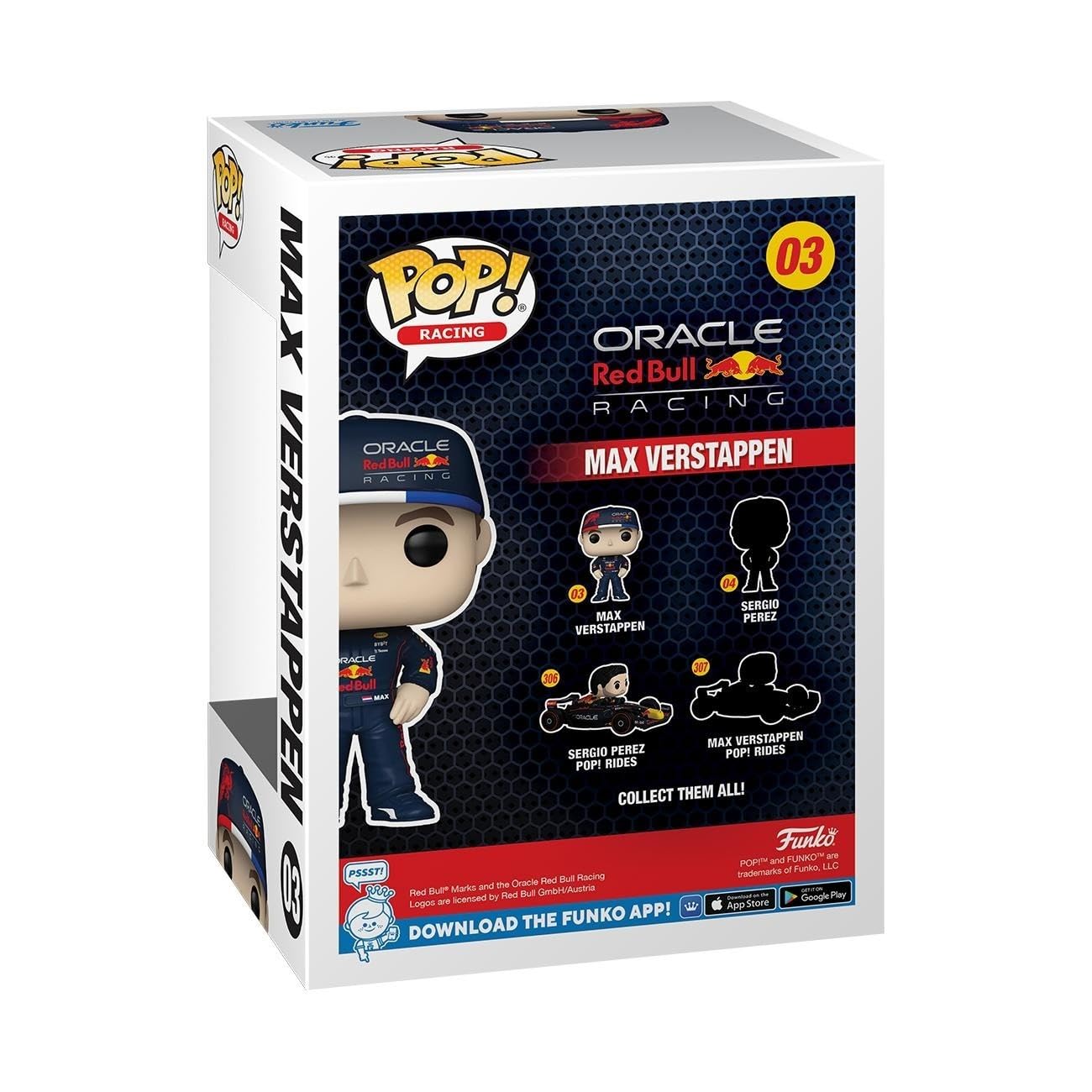 Funko Pop! Vinyl: Formula 1 - Max Verstappen - Red Bull F1 Collectable Figure | 3.75 in | Vinyl