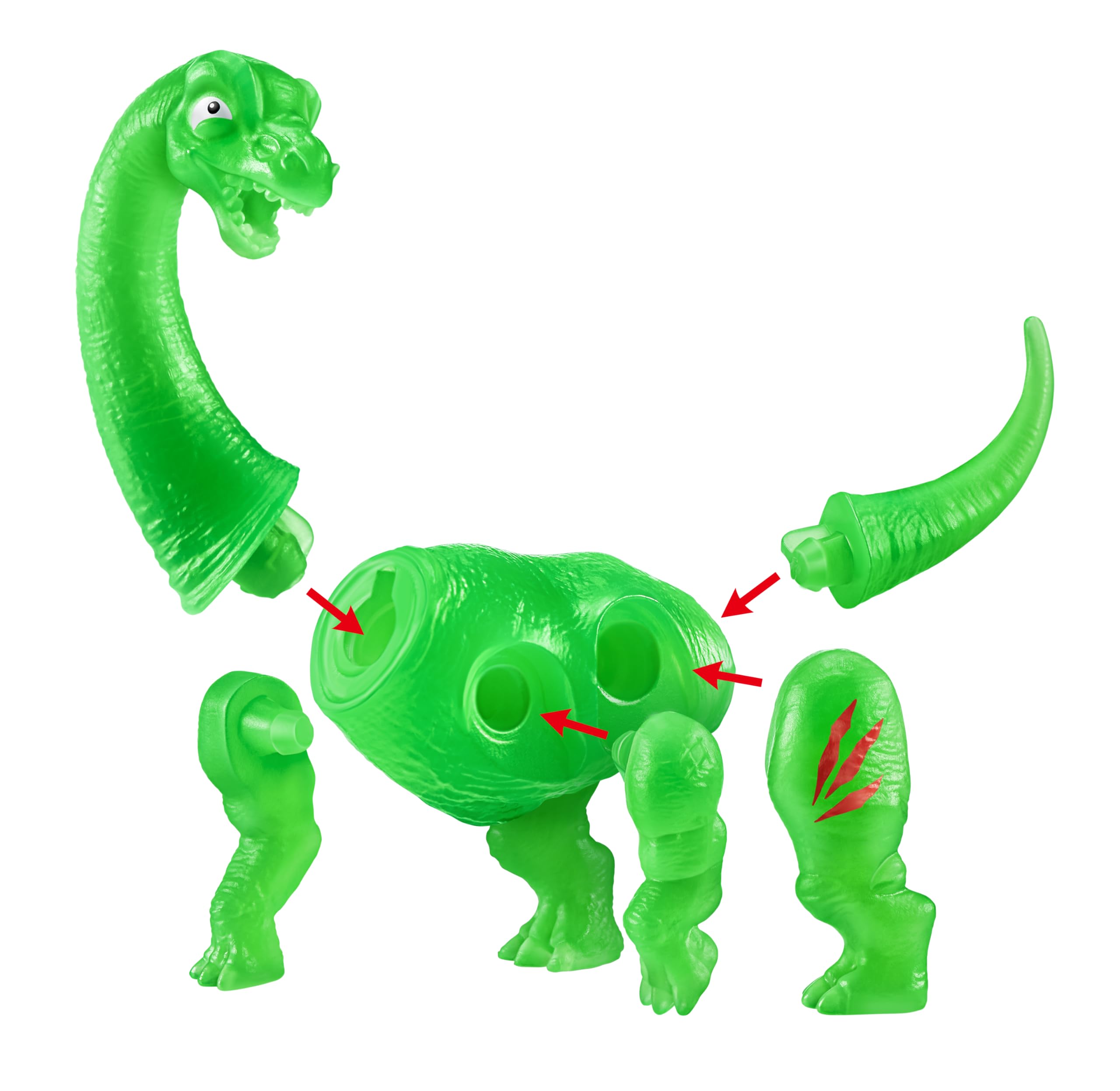 Smashers Nano Jurassic Light Up Dino by ZURU - Glow in the Dark Collectible Dinosaur Toys for Kids 11