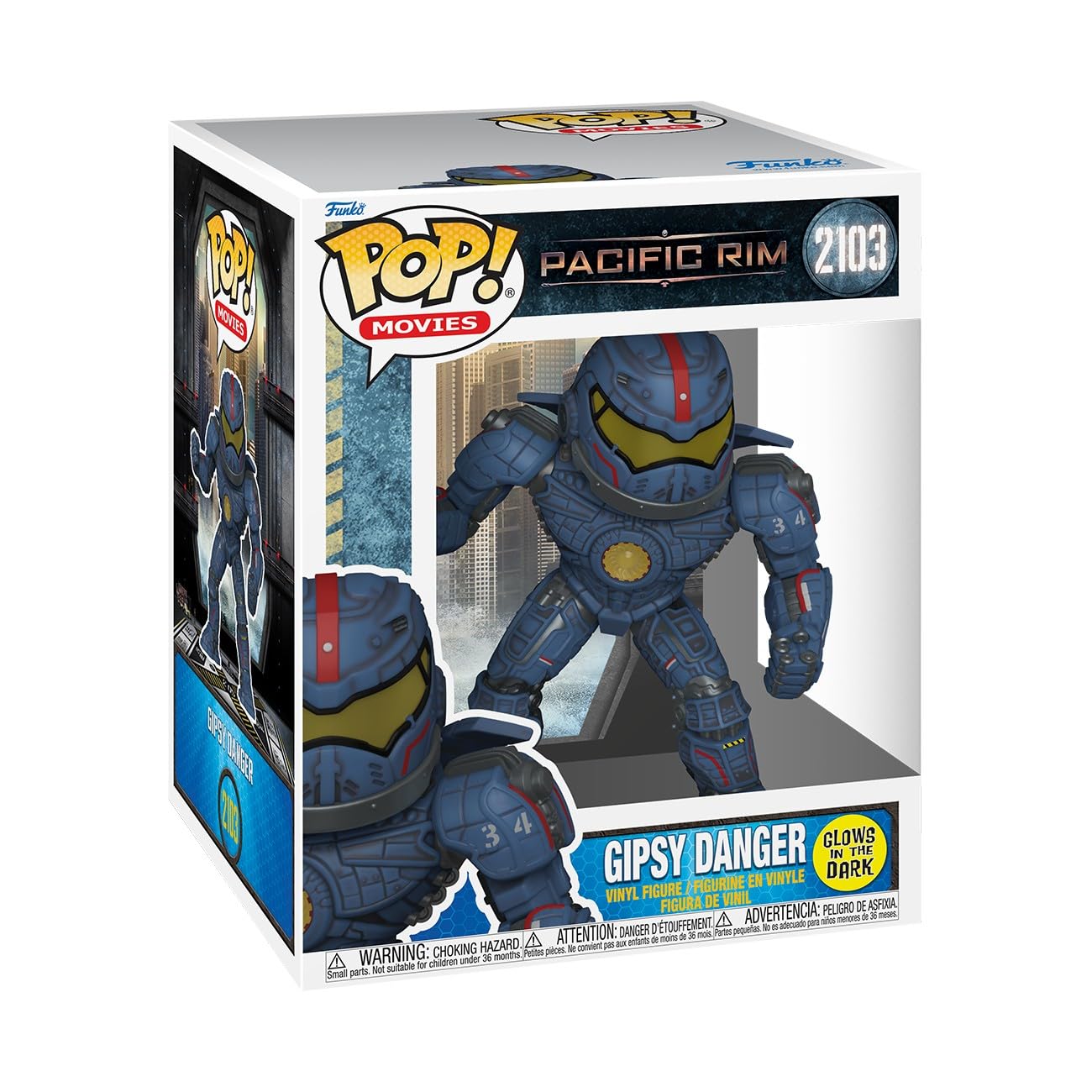 Funko POP! Super Gipsy Danger - Glow in the Dark Vinyl Figure | 6 Inch | Movie 1