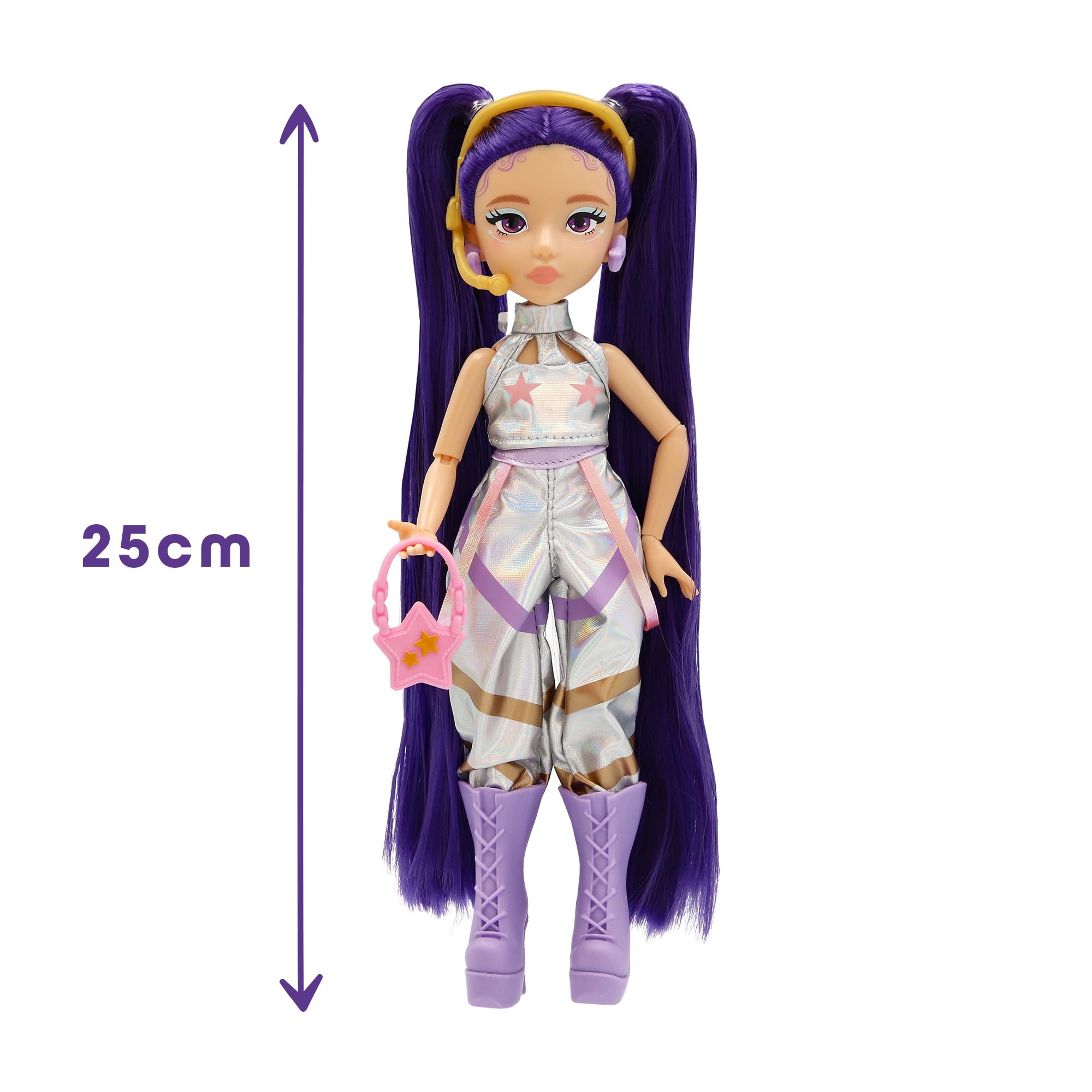 Basic Fun K-Pop Fashion Doll Mina - Pop Star Idol Toy with Accessories | Ages 4+ 3
