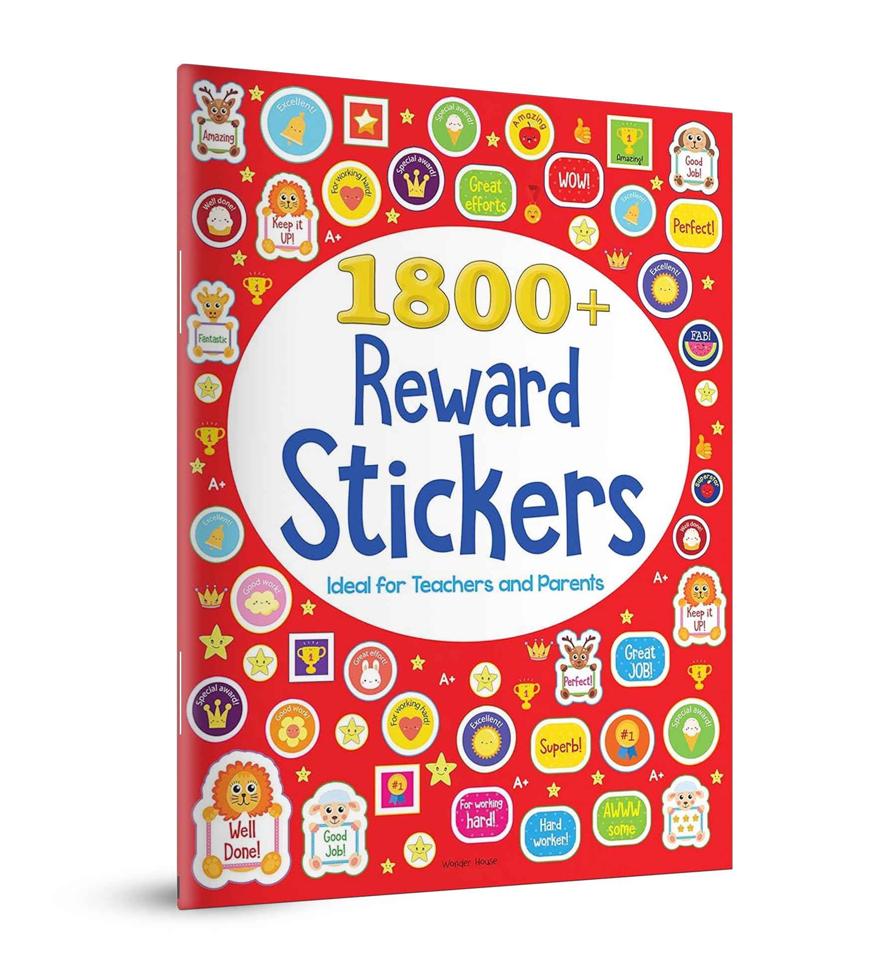 Wonder House 1800+ Reward Stickers Sticker Book - Ideal For Teachers And Parents | Paperback 1