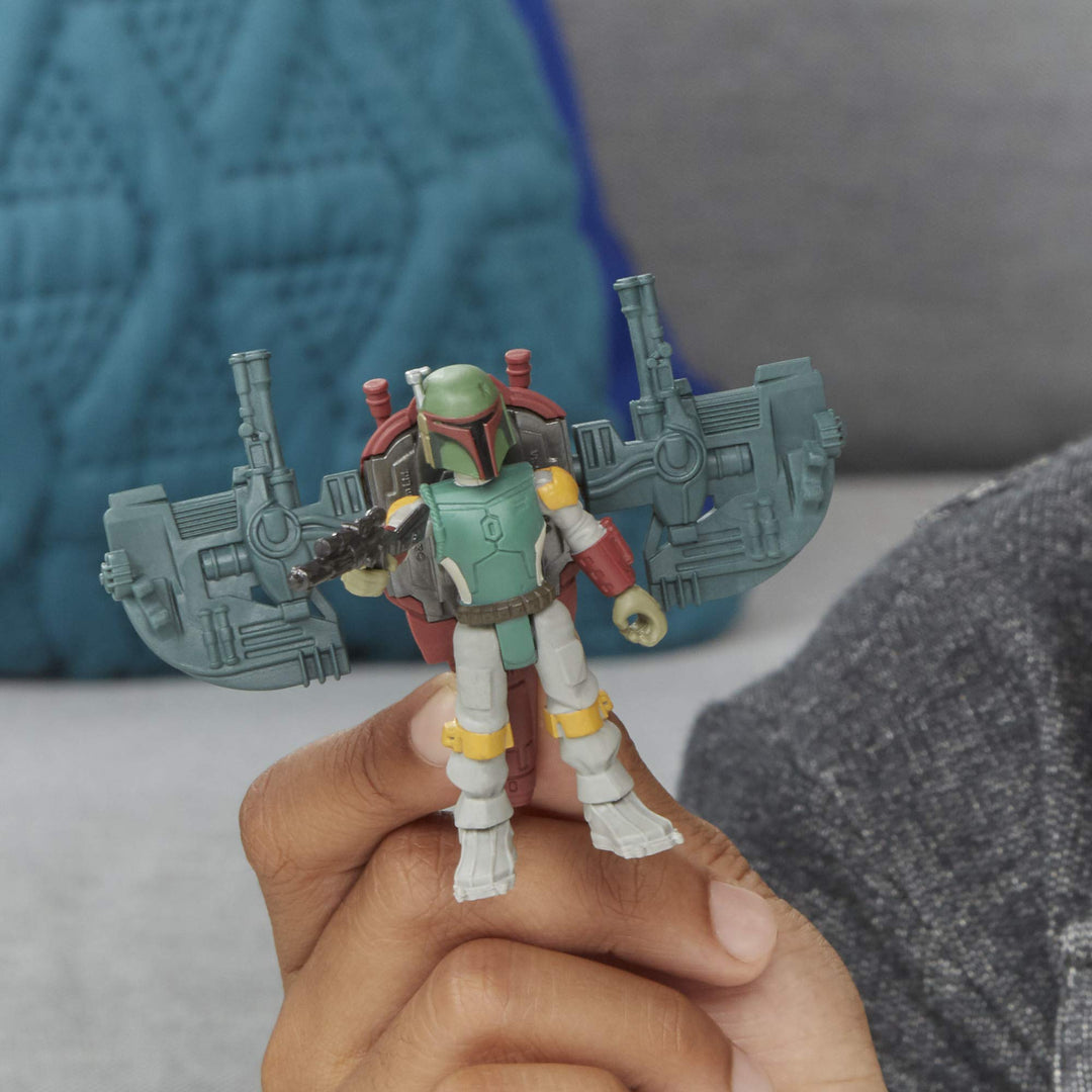 Star Wars Mission Fleet Gear Class Boba Fett Capture in the Clouds 2,5-Zoll-Skala