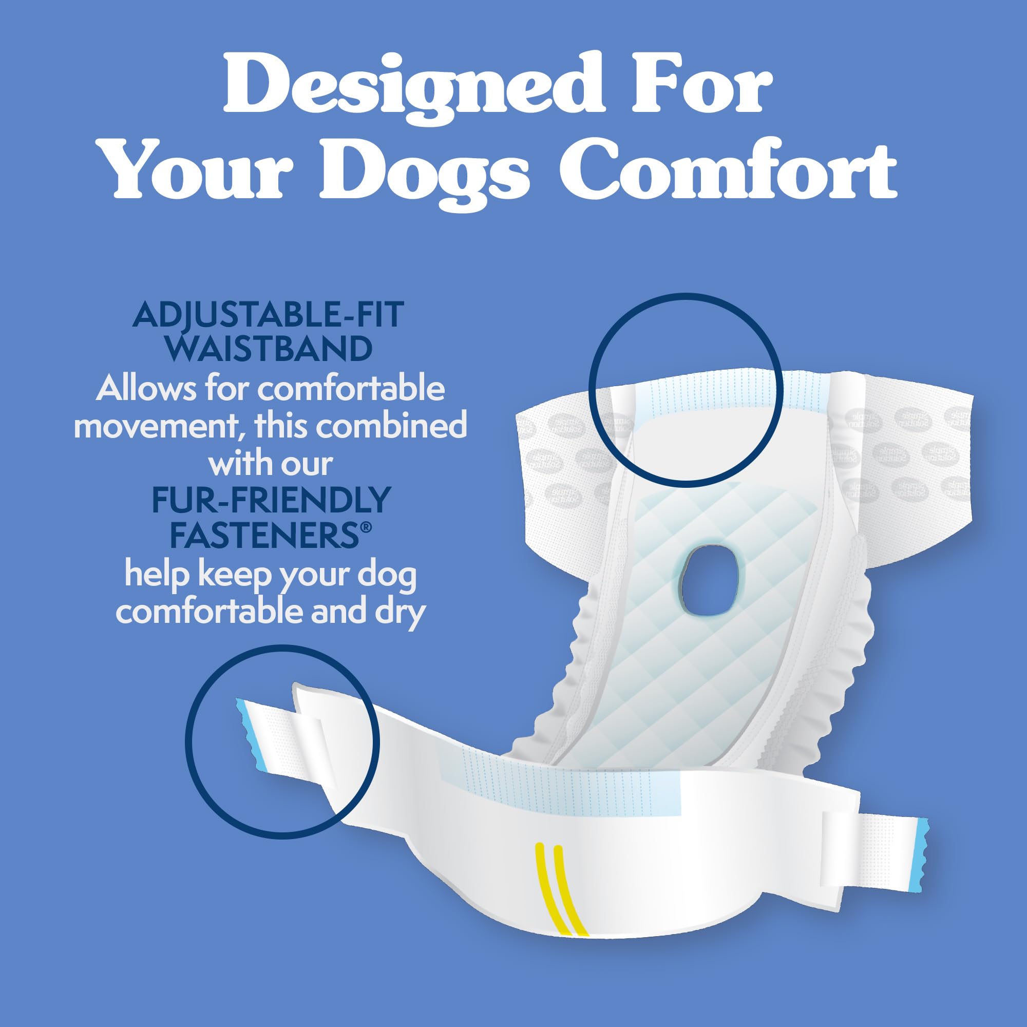 Simple Solution True Fit Disposable Dog Diapers for Female Dogs - Small Size, 12 Count 3