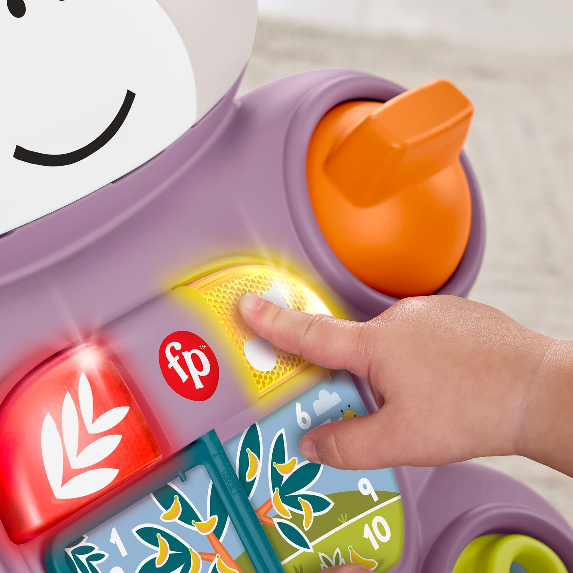 Fisher-Price Learn With Me Purple Monkey Walker Toy | 7 Activities | Ages 6 Months+ 4