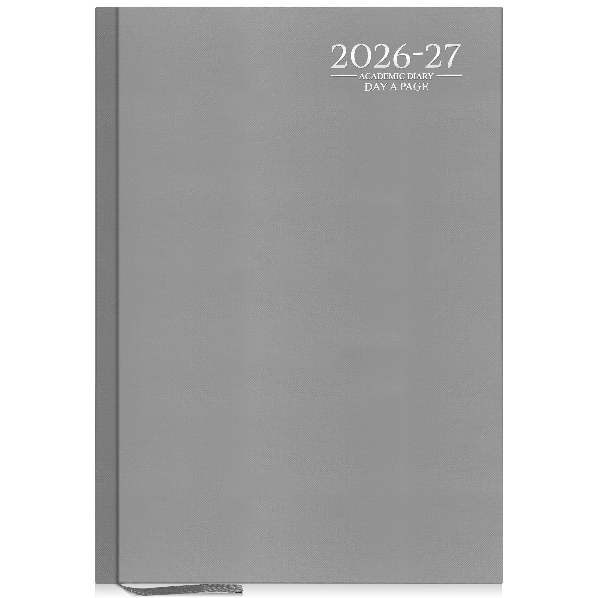 G4GADGET 2026-2027 Academic Diary | A4 Day A Page | Grey Hardback 1