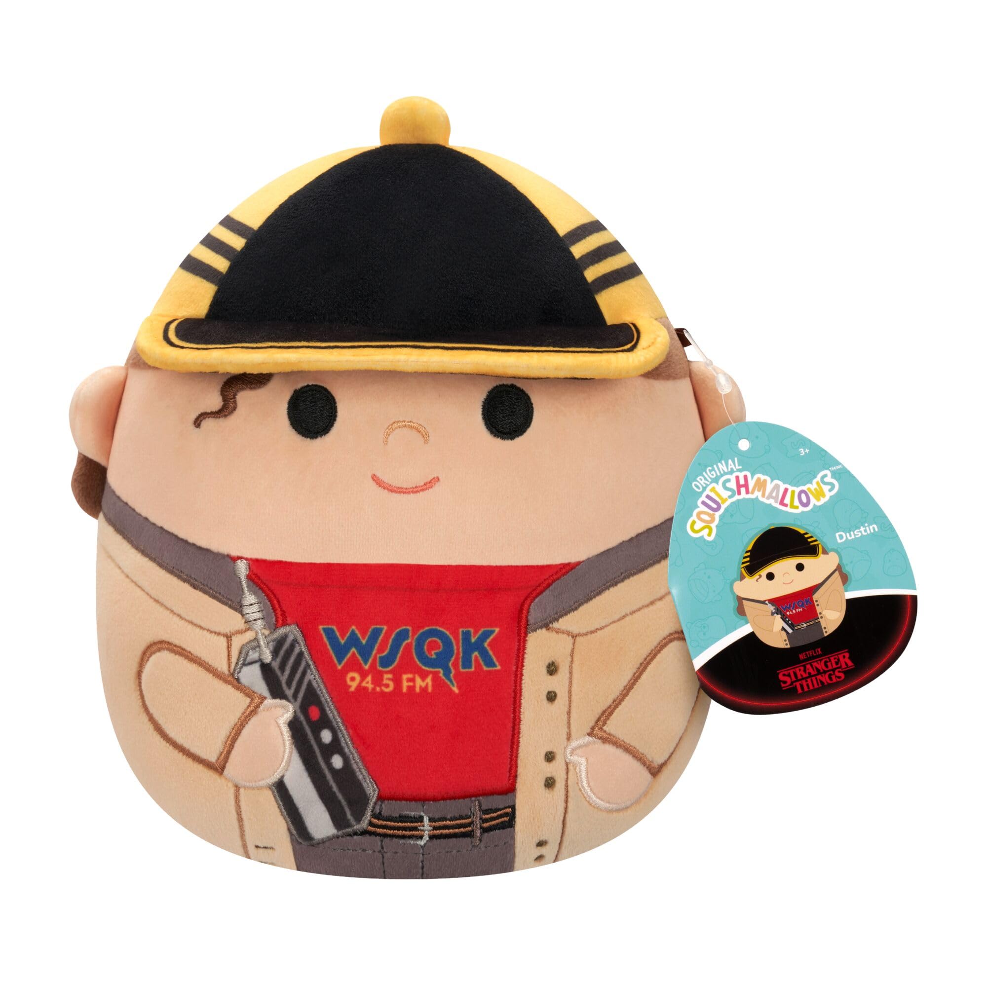 Squishmallows 8-Inch Dustin Plush - Stranger Things by Jazwares