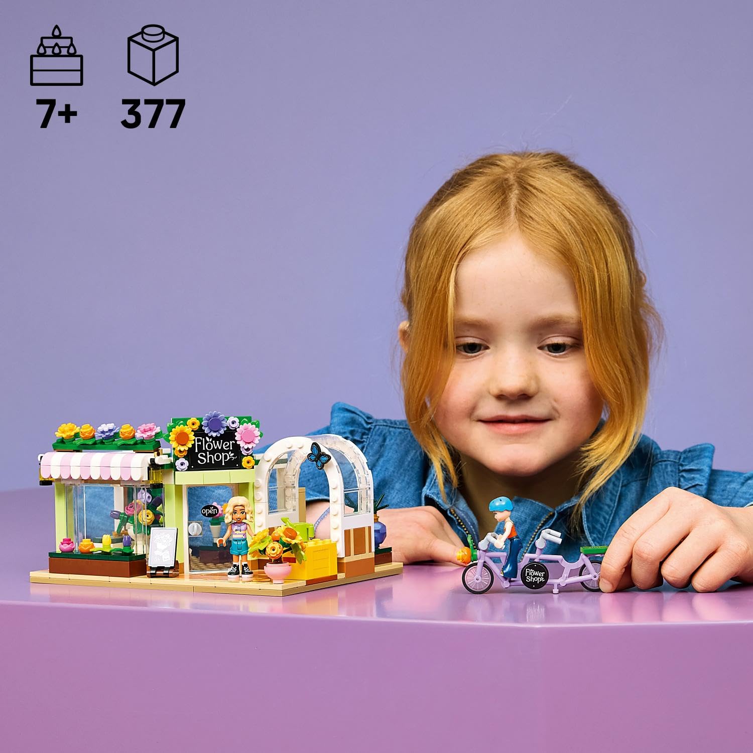 LEGO Friends Creative Flower Shop Toy Set 42693 for Ages 7+ | Includes 2 Mini Dolls