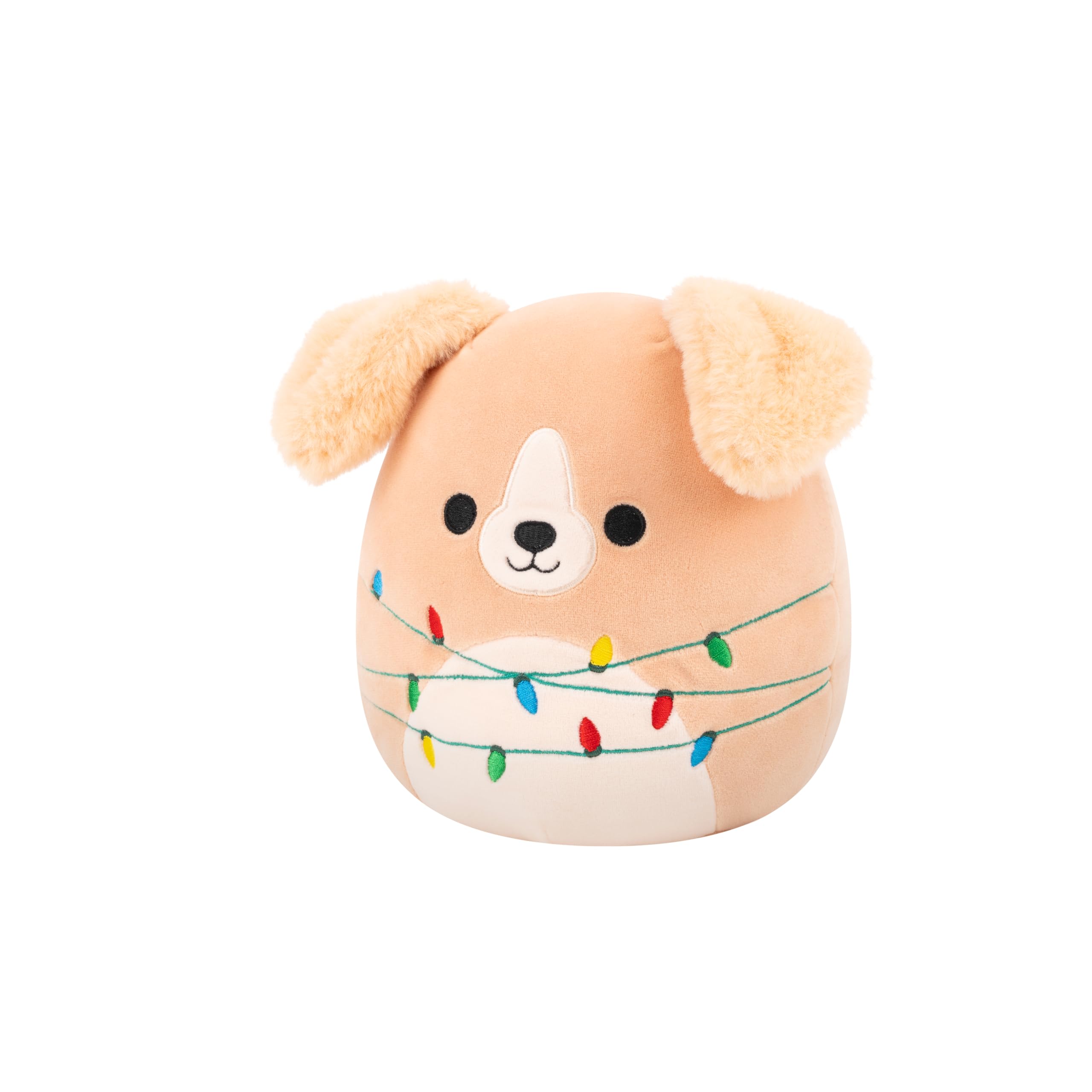 Squishmallows Stevon the Golden Retriever 7.5-Inch Plush with String Lights - Soft Stuffed Animal for Kids 3+ 10