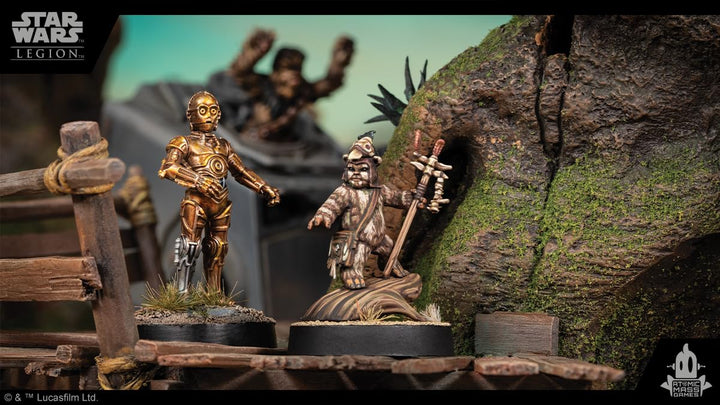 Star Wars Legion: Logray &amp; Wicket Commander