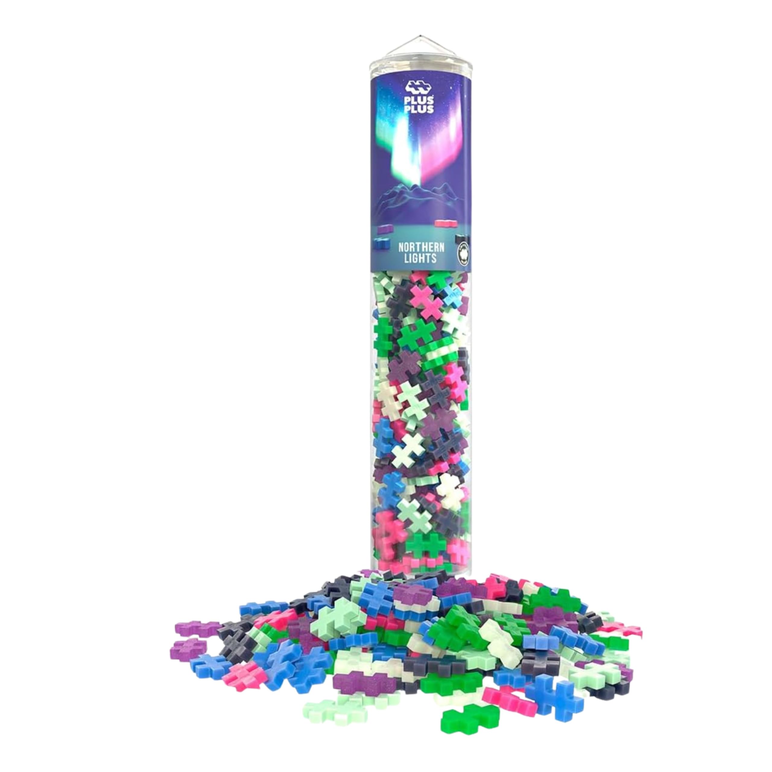 PLUS PLUS Building Blocks - 240 Piece Northern Lights Set | STEM Toy for Ages 5+