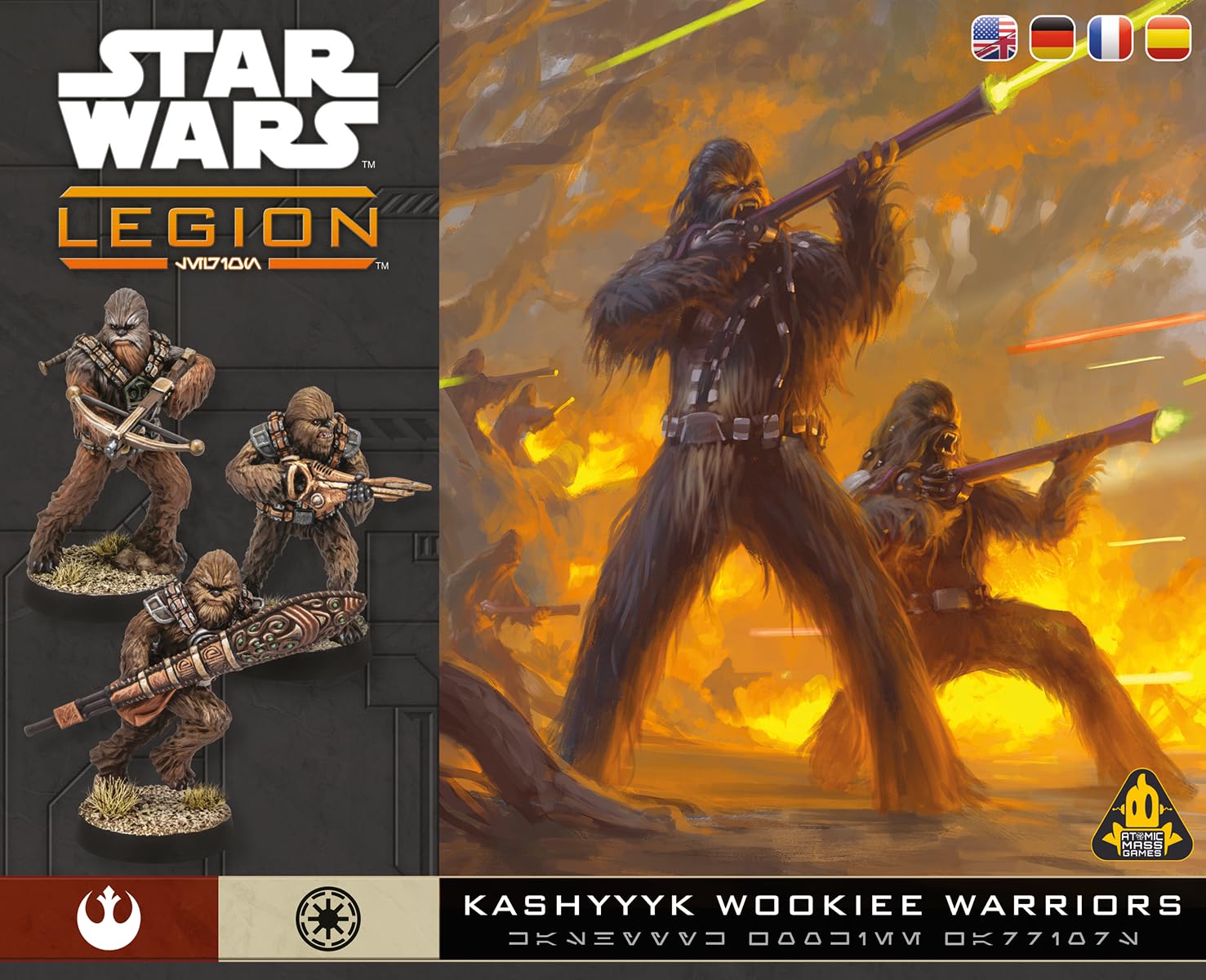 Asmodee Star Wars: Legion Kashyyyk Wookiee Warriors Expansion | 6 Miniatures | Ages 14+