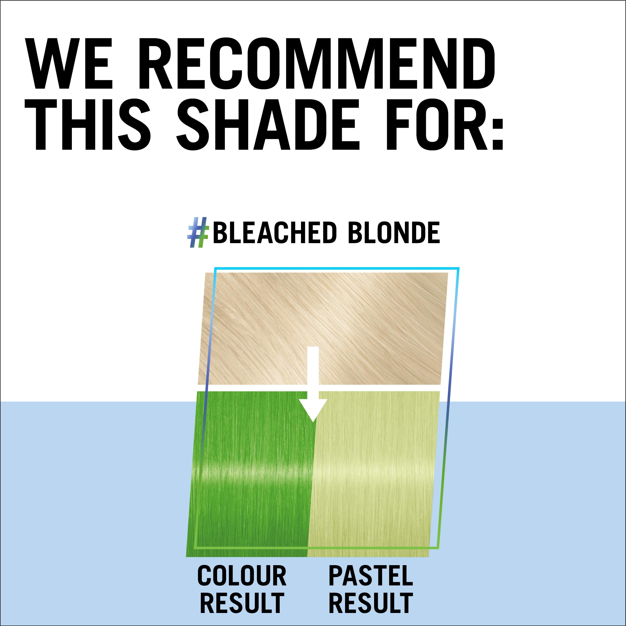 Schwarzkopf LIVE Ultra Brights or Pastels Vivid Green 024 - Semi-Permanent Hair Dye with Conditioner (50ml)