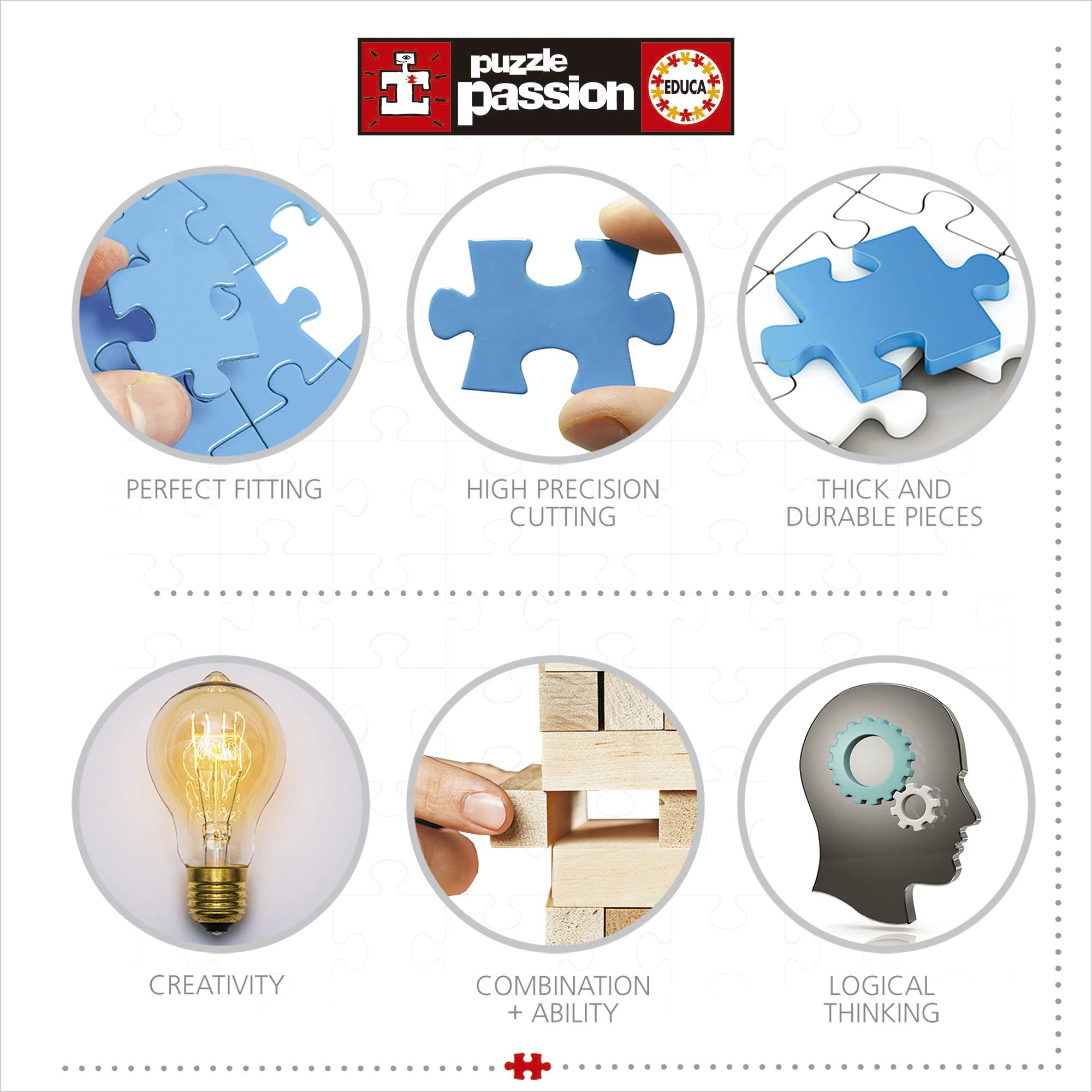 Educa Borrás 17697 Symbol of Europe 2000 Piece Jigsaw Puzzle - Landmarks of Europe 7