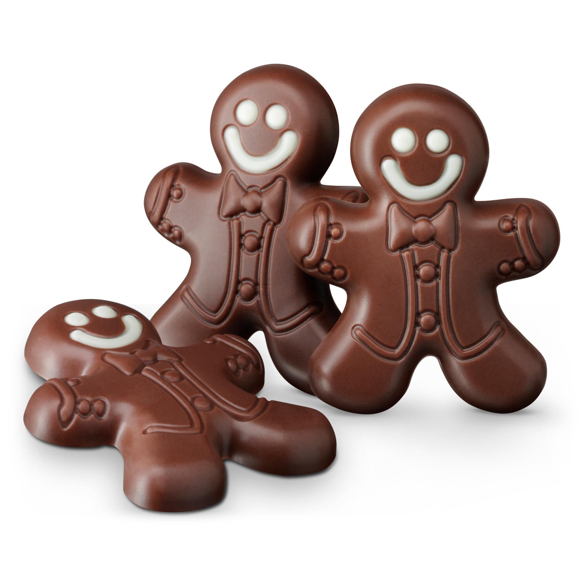 Hotel Chocolat - A Dozen Gingerbread Men in Spiced Milk Chocolate 3