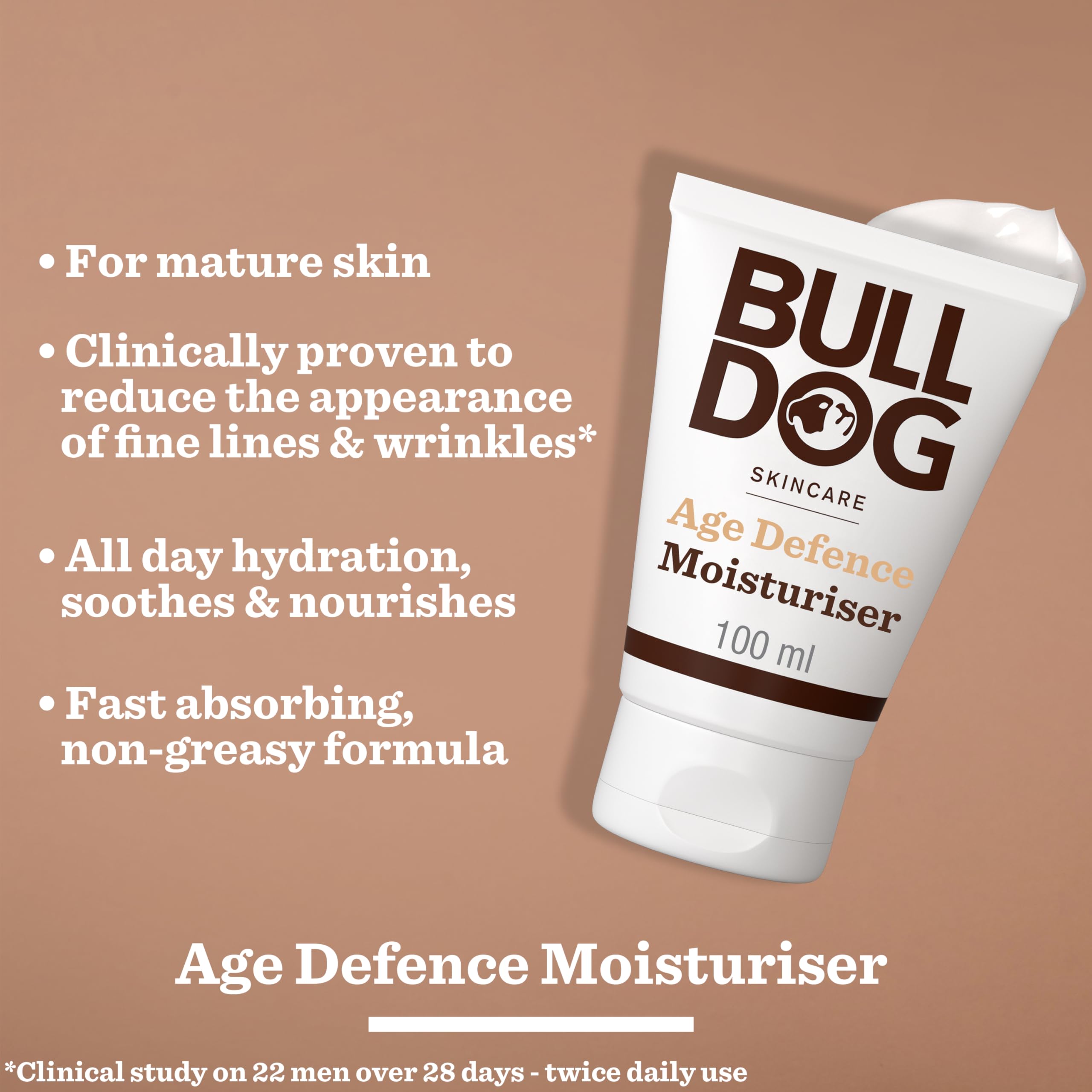 Bulldog Skincare Age Defence Face Moisturiser - Reduces Fine Lines & Wrinkles | 100ml 2