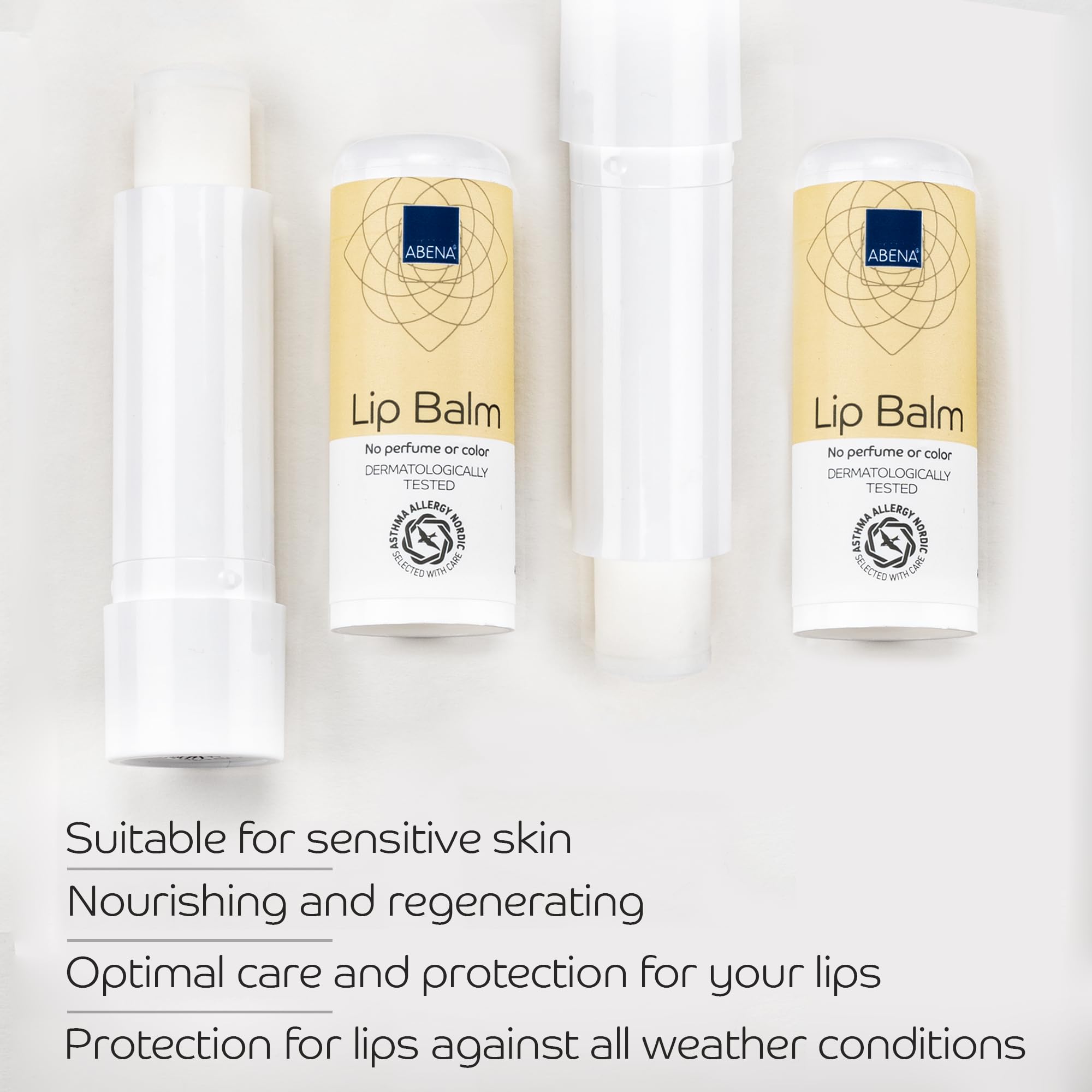 ABENA Chapstick Lip Balm - Fragrance-Free Moisturiser for Dry, Cracked, Sensitive Lips | 4g 5