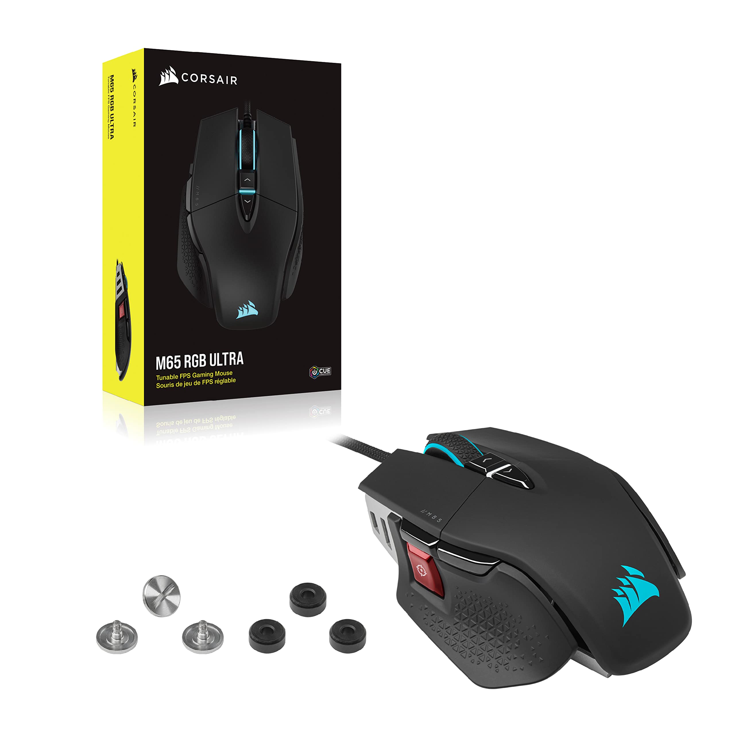 Corsair M65 RGB ULTRA Tunable FPS Gaming Mouse - CORSAIR MARKSMAN 26,000 DP 2