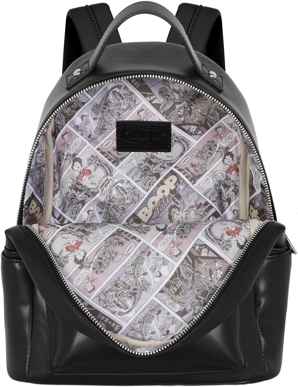 Betty Boop Motor Love-Heady Backpack, Black (07332)