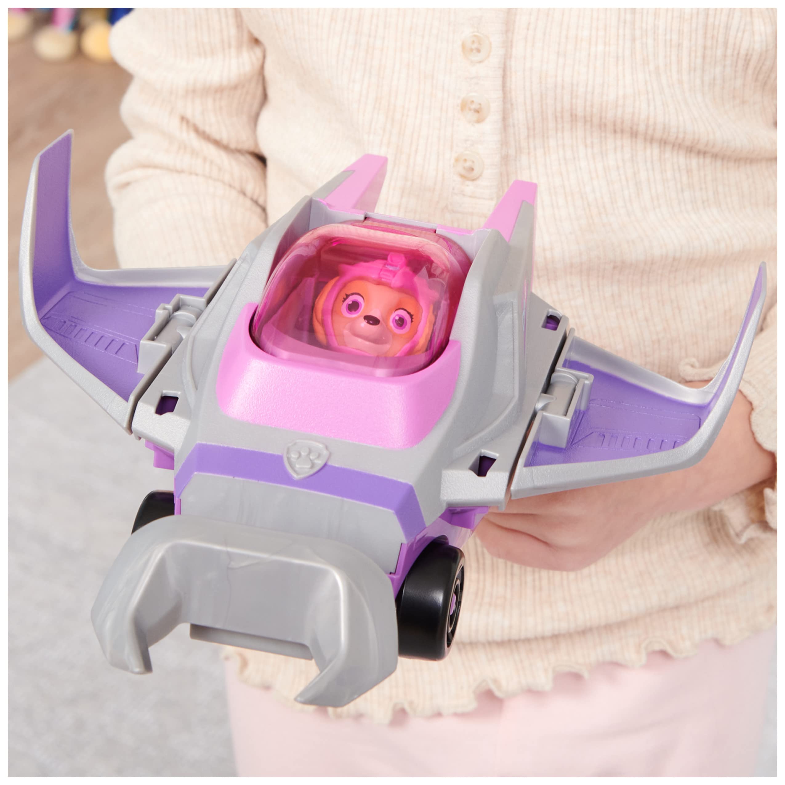 PAW Patrol Aqua Pups Skye Transforming Manta Ray Vehicle with Action Figure - Ages 3+ 14