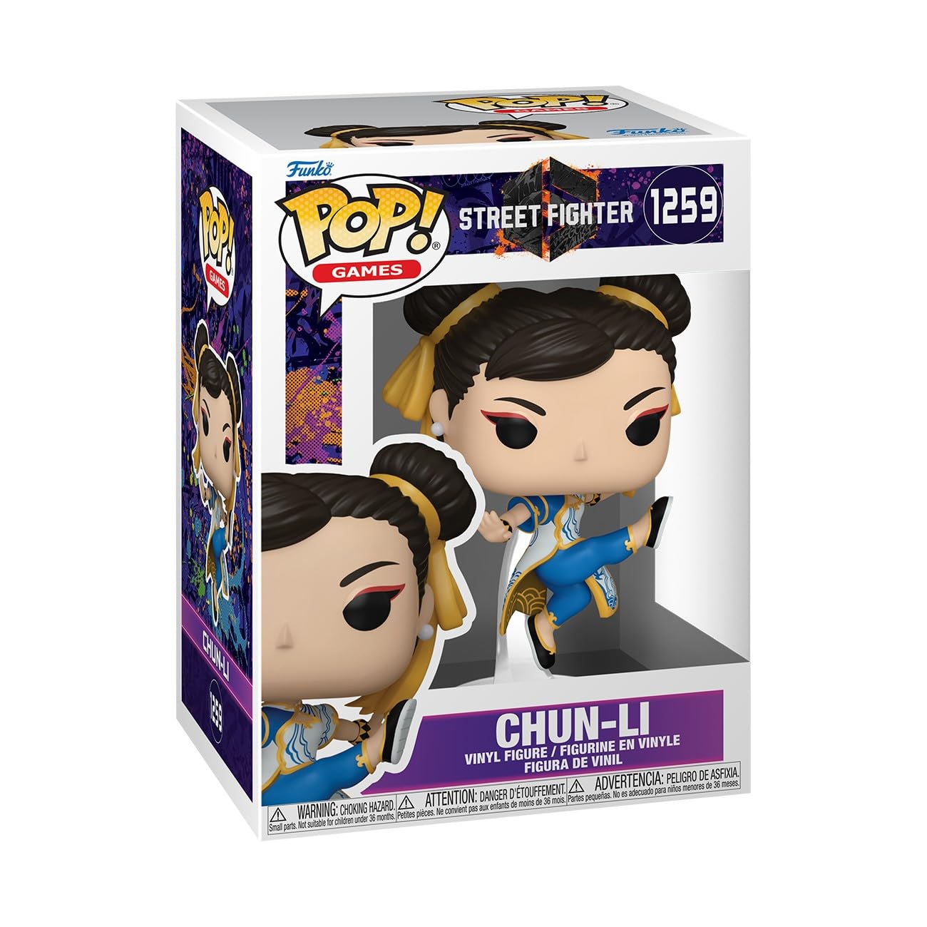 Funko POP! Games: Street Fighter 6 - Chun-Li Vinyl Figure | 3.75 Inches Tall | Collectible