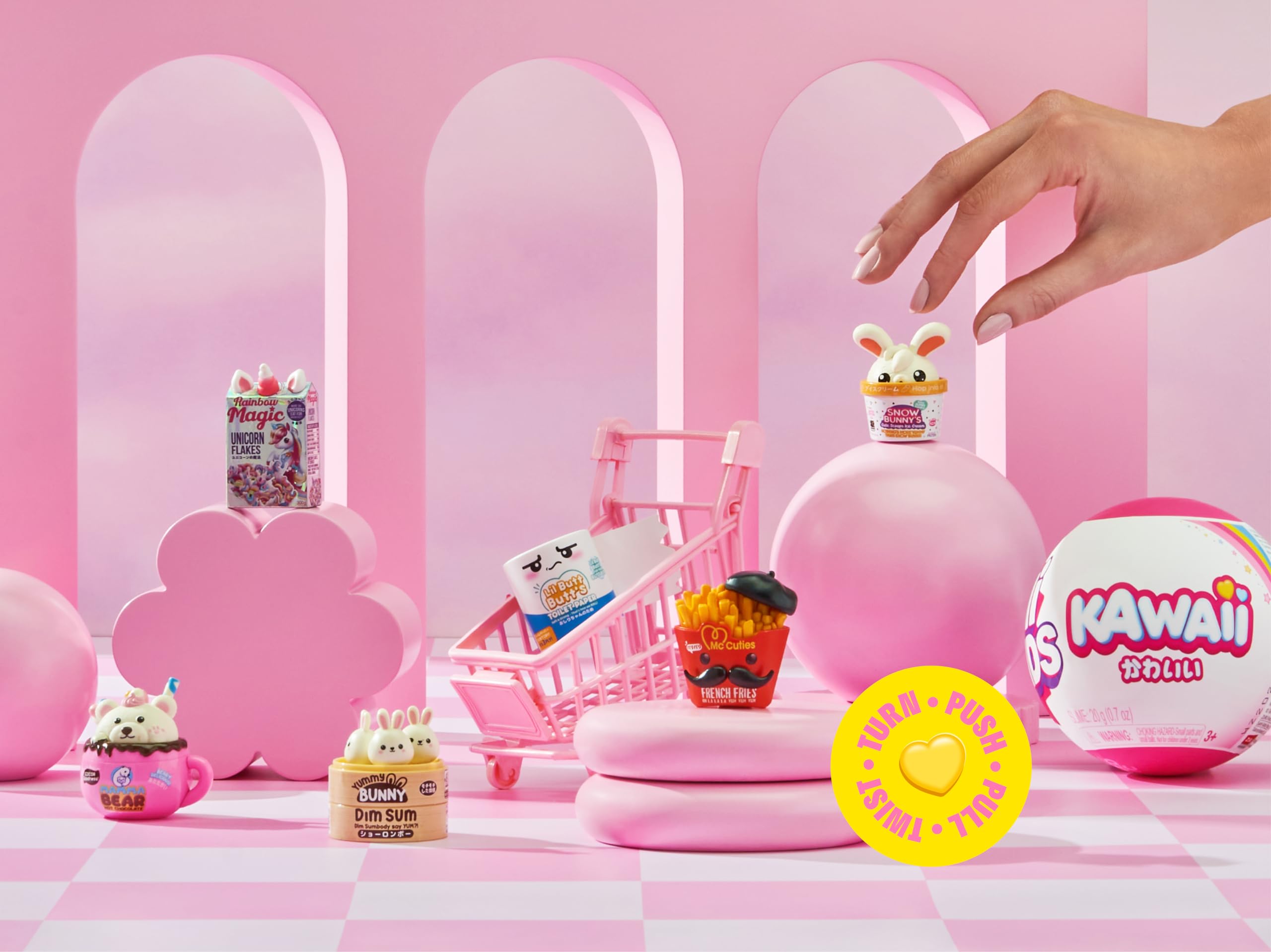 Mini Brands Kawaii Capsule 2 Pack - Scented & Interactive Collectible Minis for Kids 3+ 3