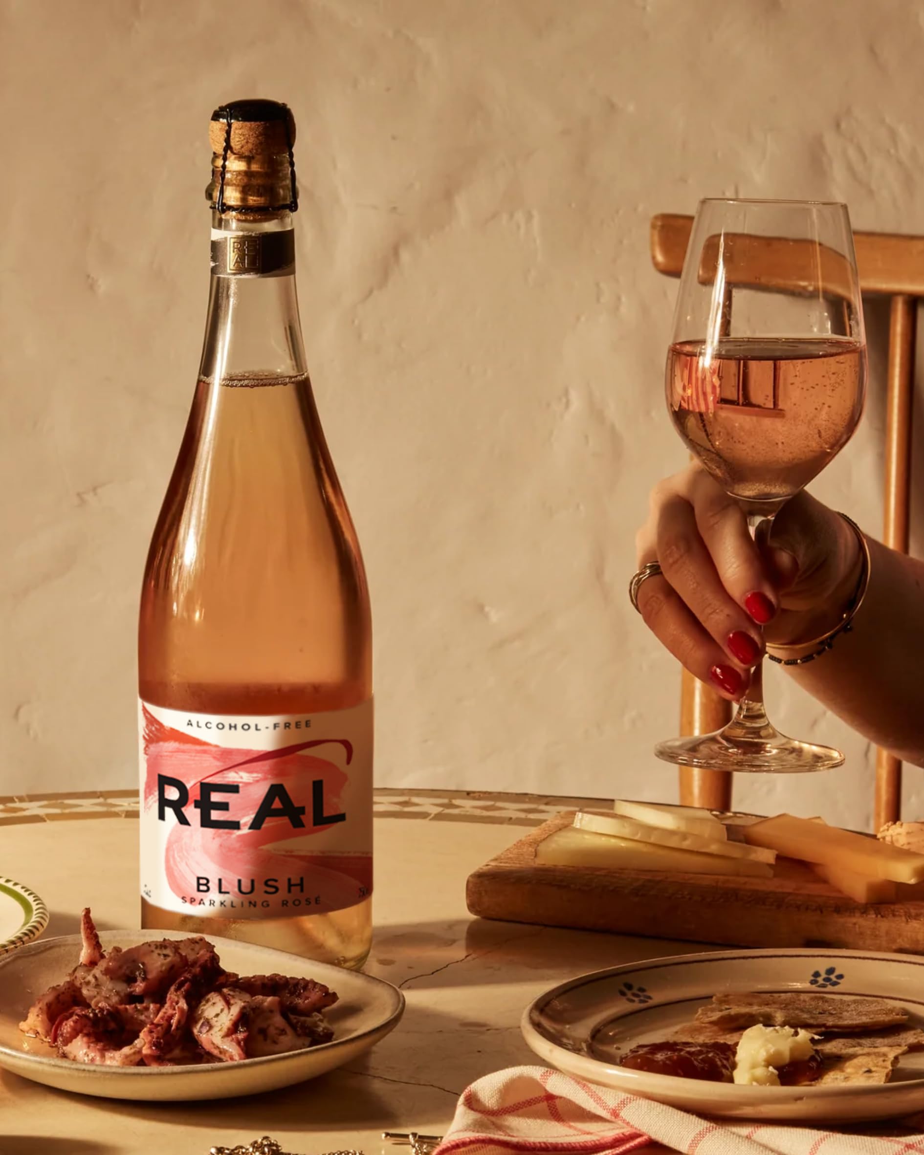 REAL Kombucha Blush Slow Fermented Sparkling Tea - 750ml | 100% Natural | Alcohol-Free 3