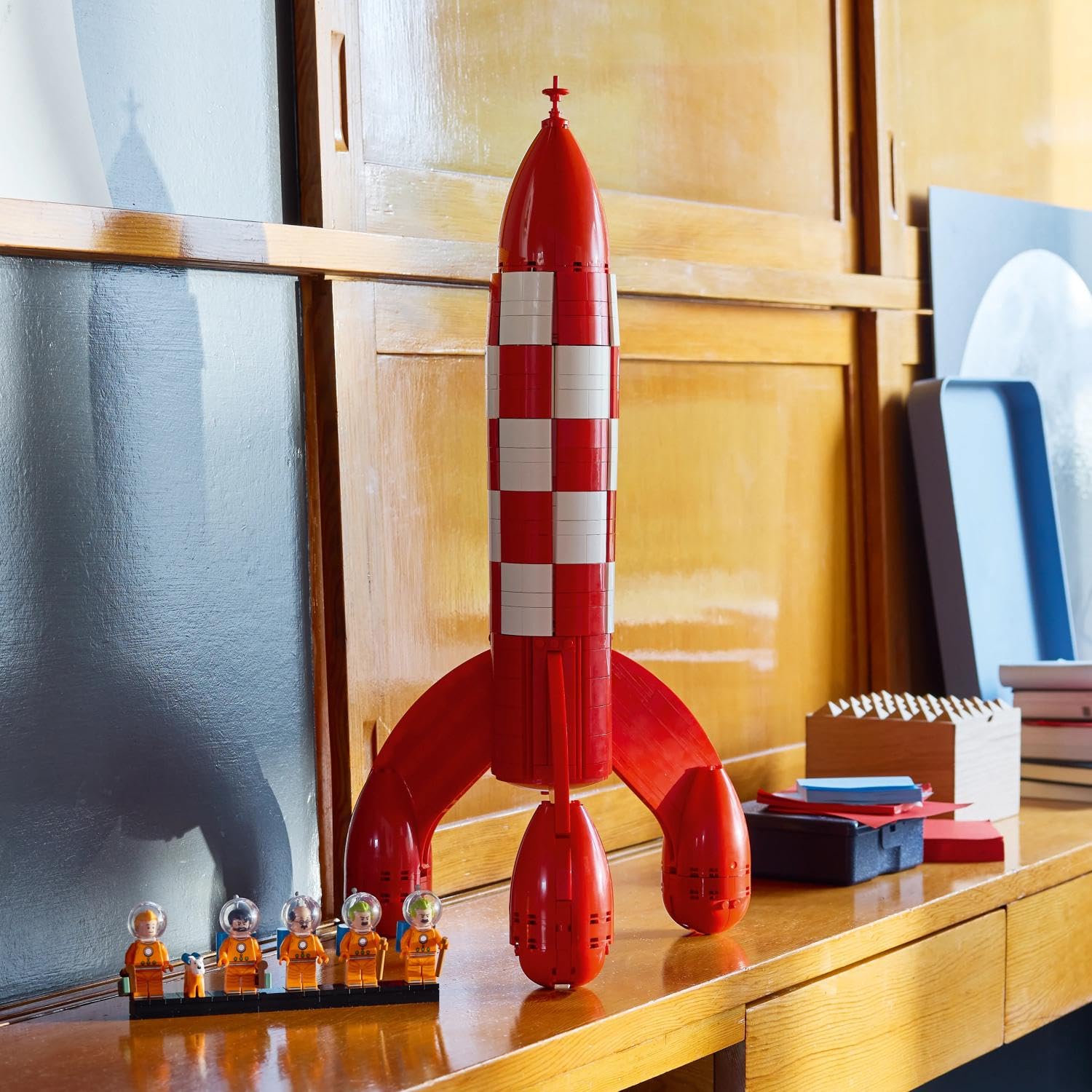 LEGO Ideas Tintin Moon Rocket 21367 - Spaceship Model Kit for Adults | 18+ | 1489g 6