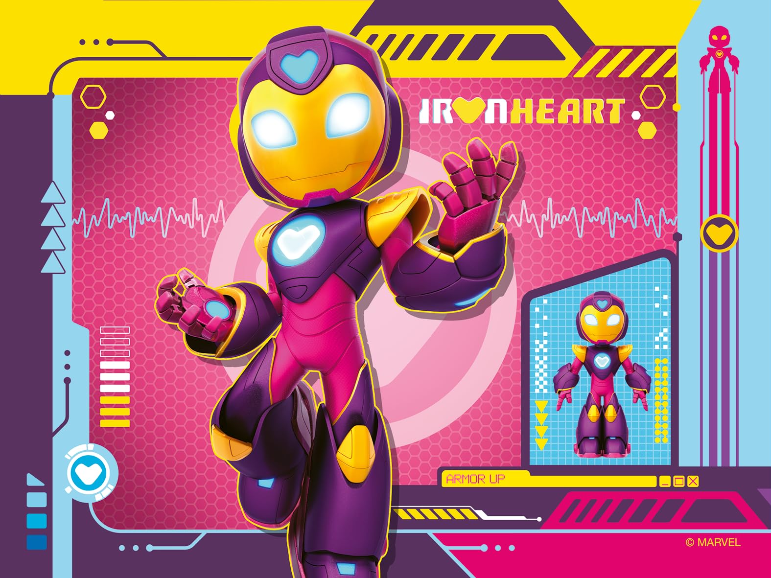 Ravensburger Iron Man & His Awesome Friends 4-in-a-Box Progressive Puzzle Pack 4