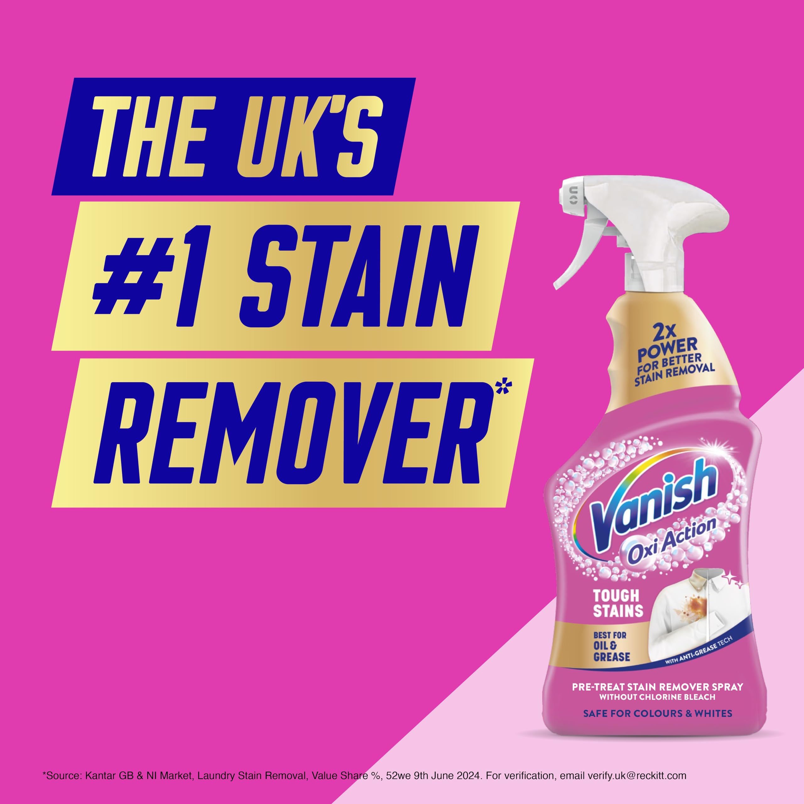 Vanish Gold Oxi Action Multi Degreaser Spray for Tough Stains | 950 ml Liquid 2
