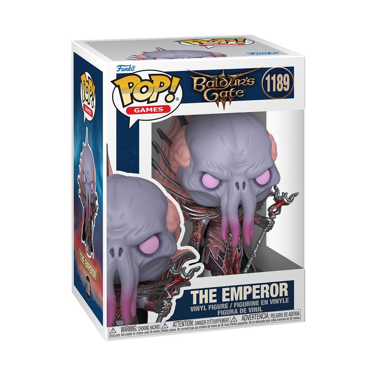 Funko POP! Games: Baldur's Gate 3 - The Emperor Vinyl Figure | 3.75 Inches | Model 91595