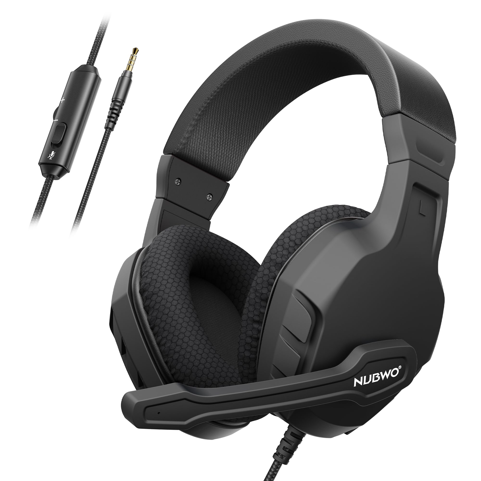 NUBWO U3 Gaming Headset - Universal Compatibility, Noise-Canceling Mic, 50mm Drivers | PC, PS5, Xbox