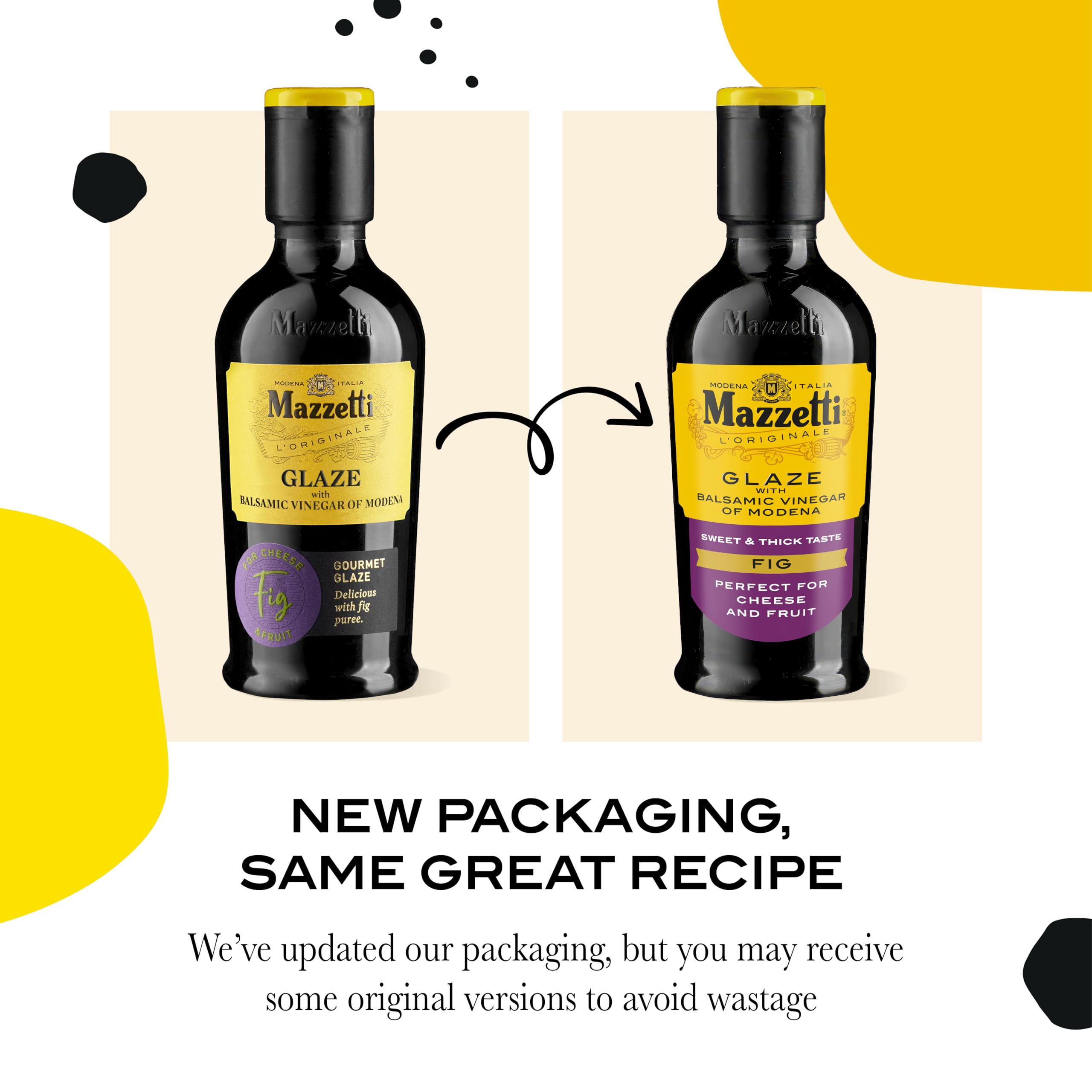 Mazzetti Classic Fig Balsamic Glaze - 215ml | Gluten Free, Halal, Kosher, Vegan | Made in Italy 2