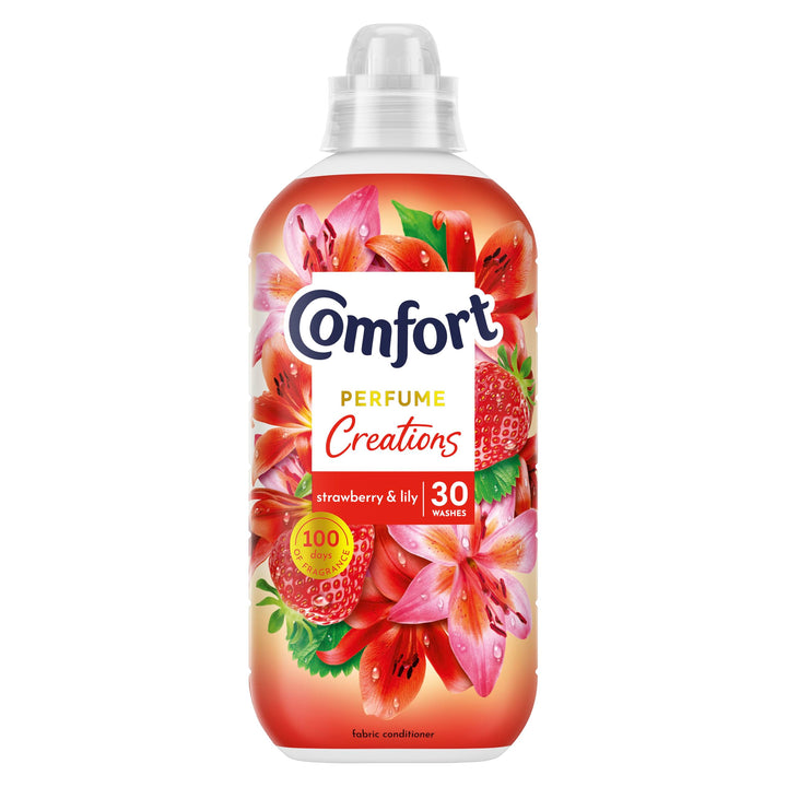 Comfort - Perfume Creations Strawberry & Lily Fabric Conditioner (900 ml)