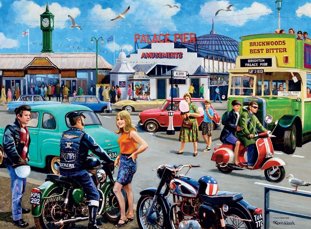 Ravensburger Happy Days Collection No. 2 Days Out - 4x 500 Piece Jigsaw Puzzle Set 8