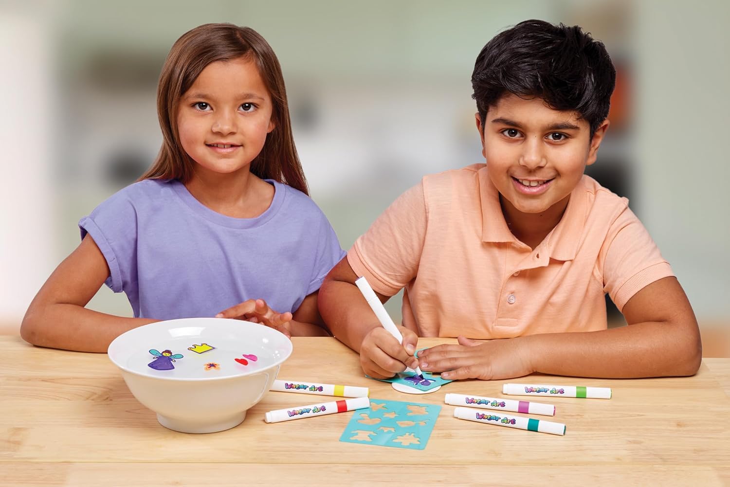 Water Art X-WA1003F Fairy Garden 6-Pen Craft Set - Arts & Crafts for Kids 4