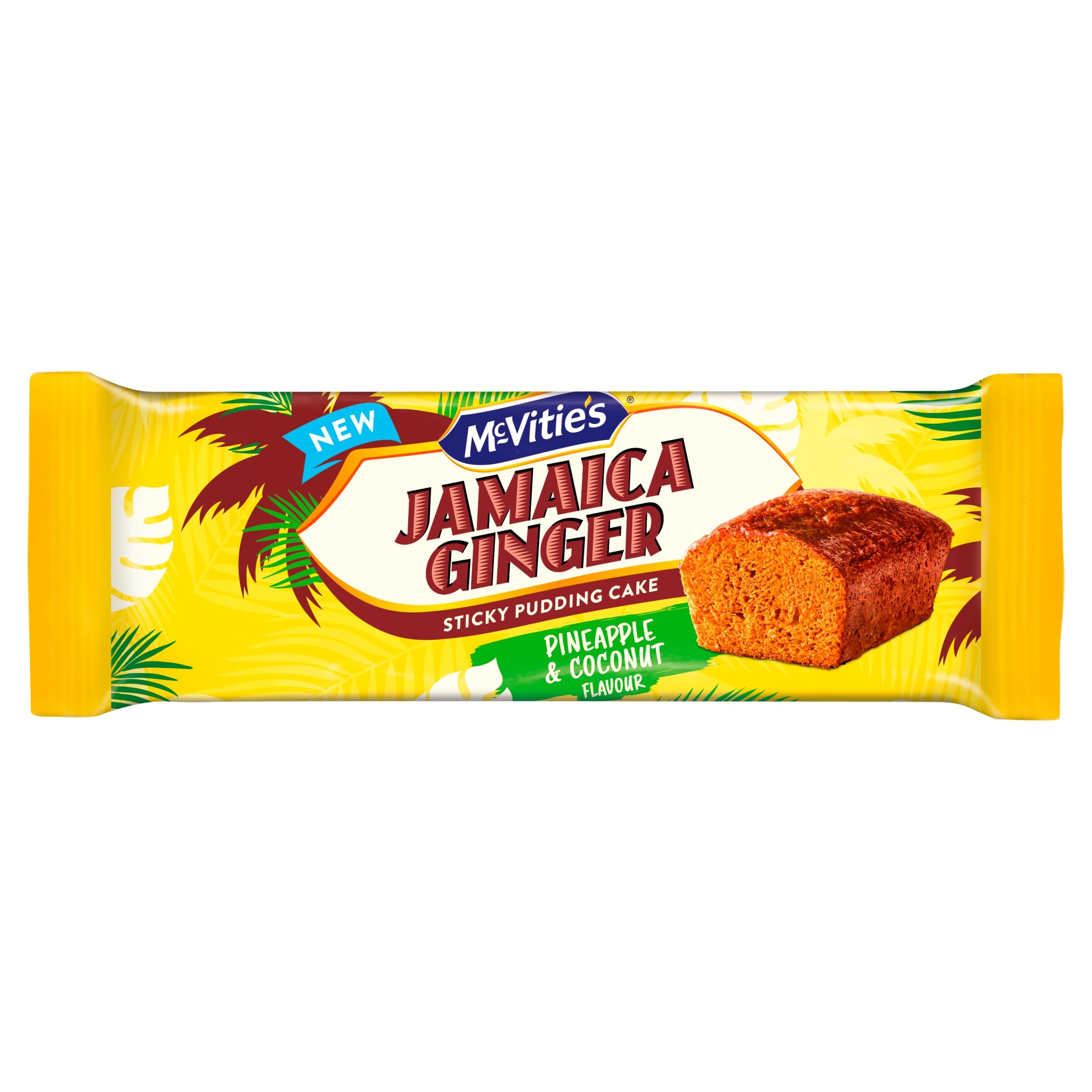 McVitie's Jamaica Ginger Cake - Pineapple & Coconut Flavour Sticky Pudding Cake | 232g