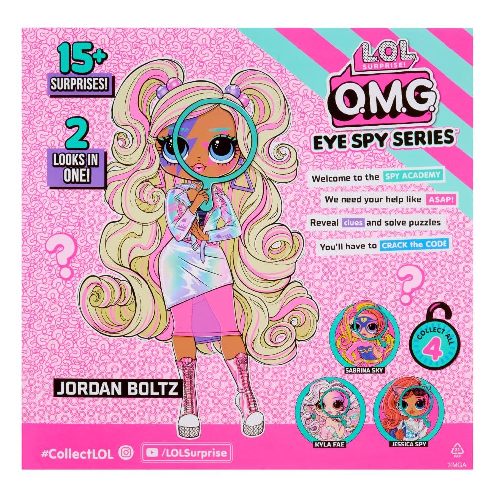 L.O.L. Surprise! OMG Eye Spy Series Rockstar Doll | Interactive Clues | Color-Change Surprises | Includes Fashions & Accessories 8