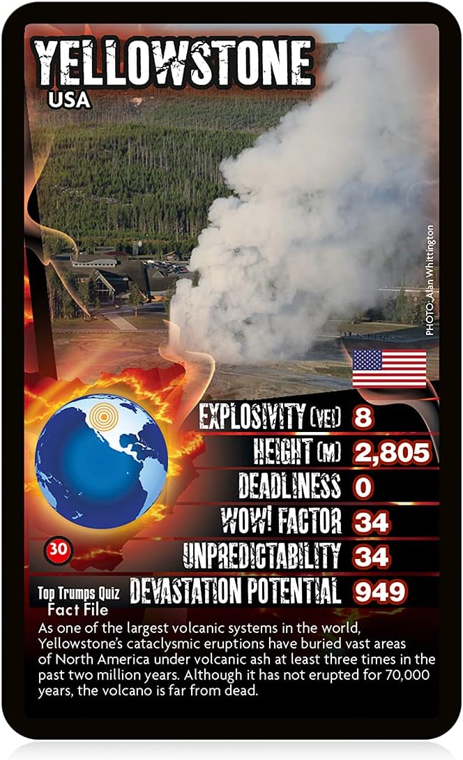 Volcanoes Top Trumps Card Game 4