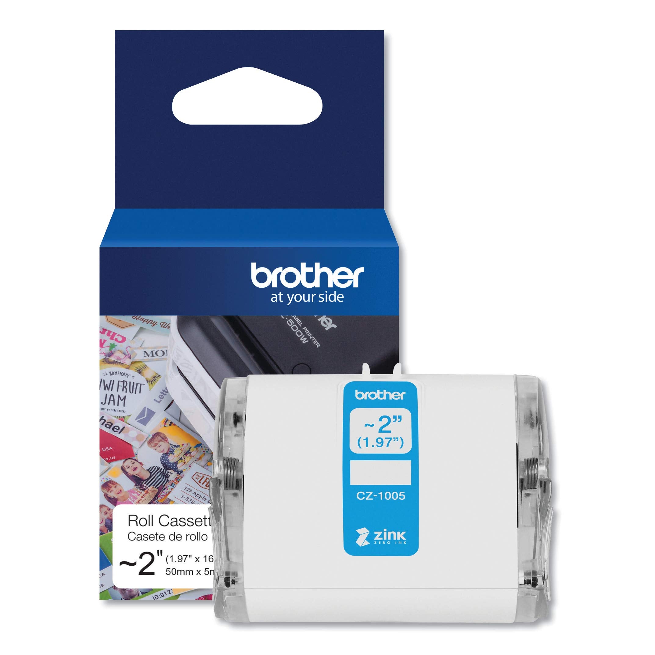 Brother CZ-1005 Zero-Ink Roll Cassette, Continuous Length, 50 mm (W) x 5 m