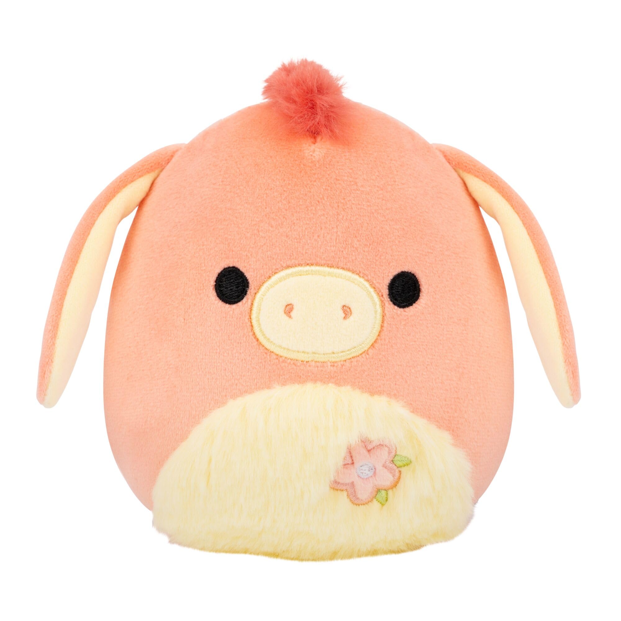 Squishmallows Original 7.5-Inch Llewyn the Peach Donkey - Easter Plush 1