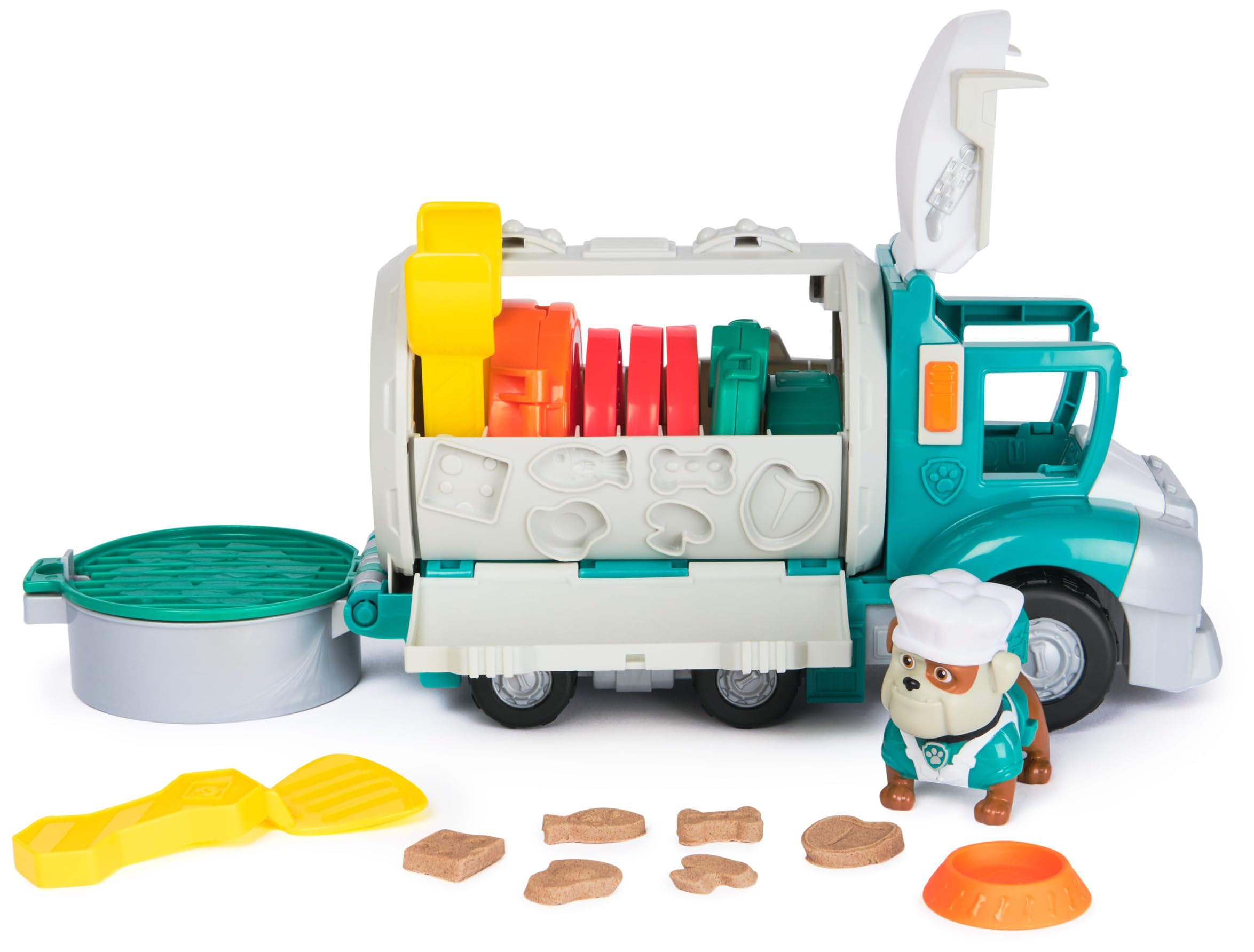 Rubble and Crew Growlin’ Grub Food Truck Playset - Construction & Kitchen Toy for Ages 3+ 1