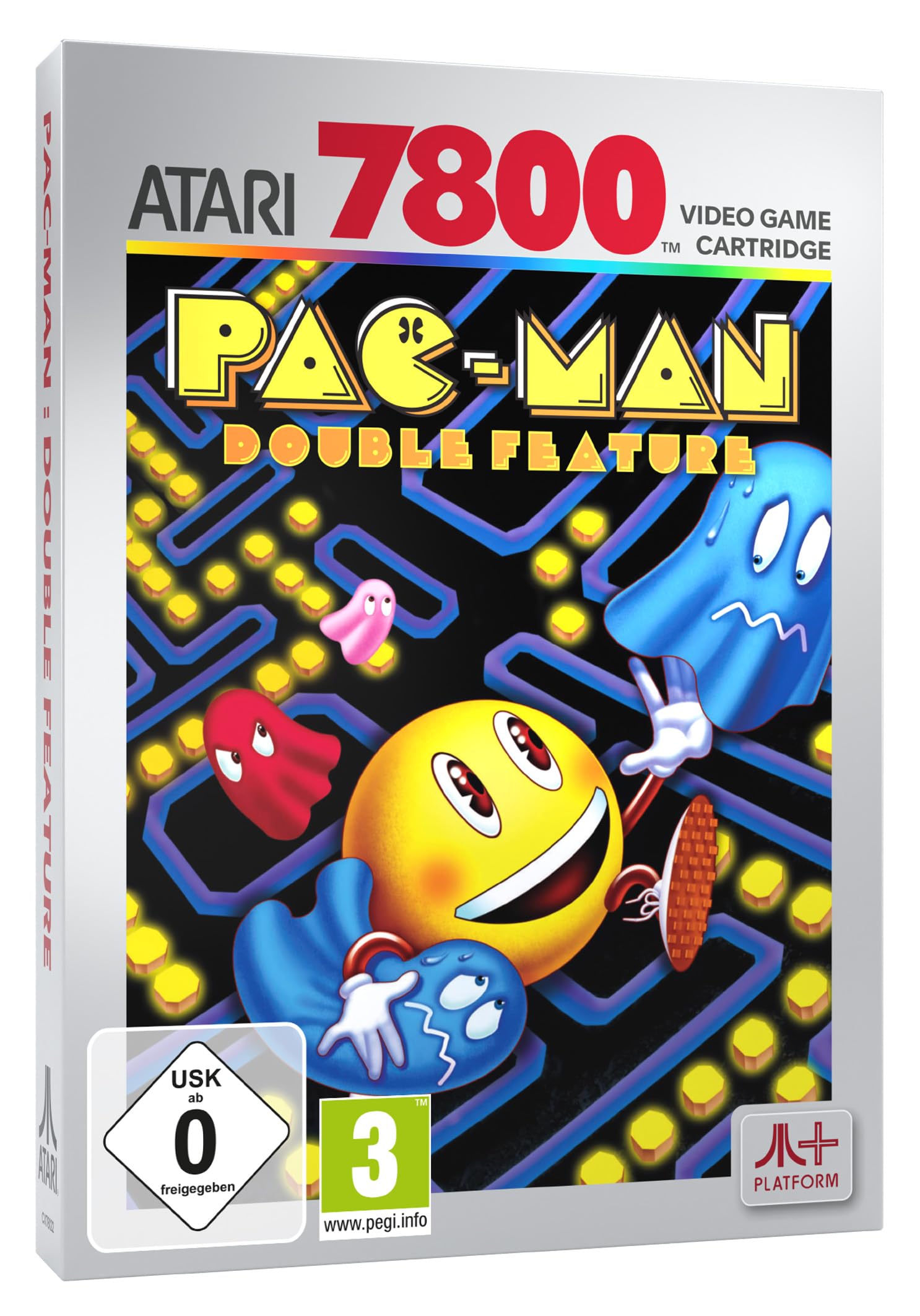PAC-MAN Double Feature - Atari 2600+ and Atari 7800+ Compatible Edition