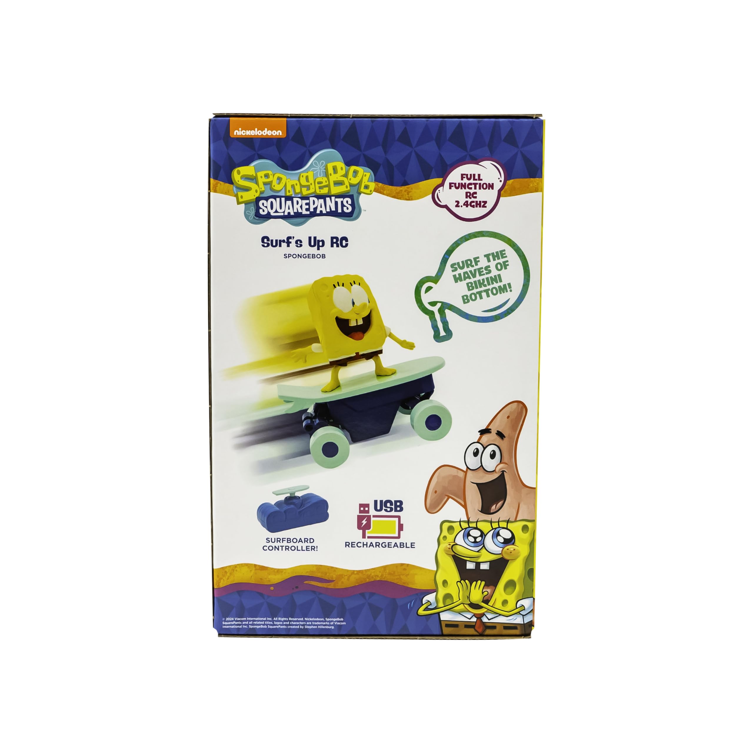 SpongeBob SquarePants Surf's Up RC Vehicle - Remote-Controlled Surfing Action, Ages 5+ 14