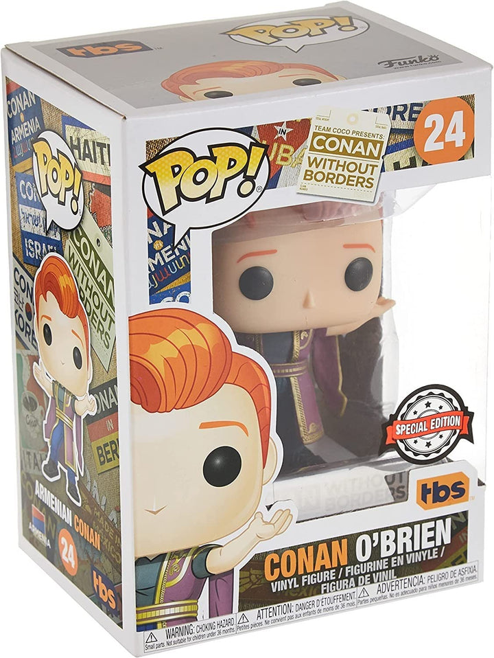 Conan ohne Grenzen Conan O&#39;Brien Exclu Funko 34930 Pop! Vinyl #24