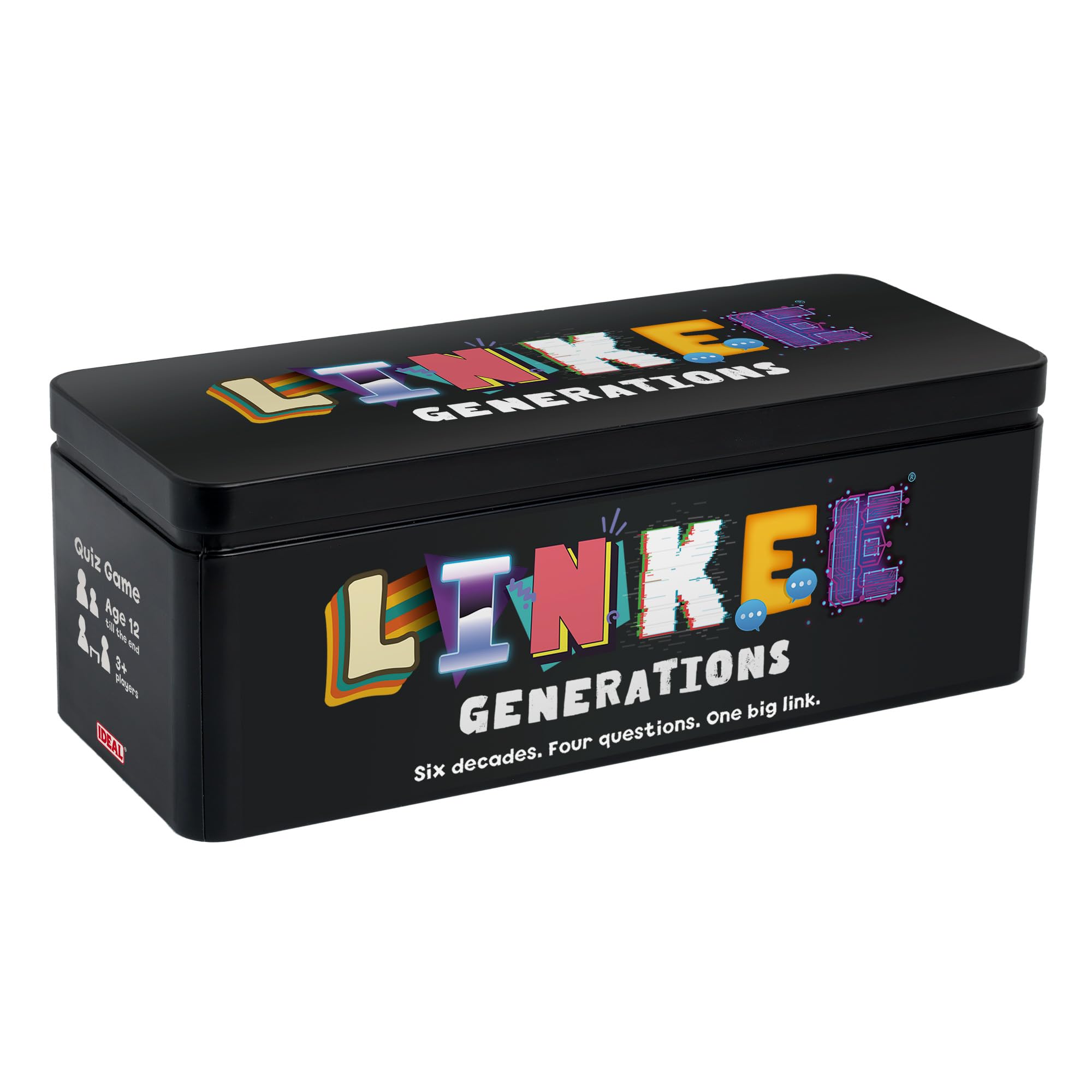 Ideal LINKEE Generations Trivia Party Quiz Game | 1,600+ Questions | Ages 12+