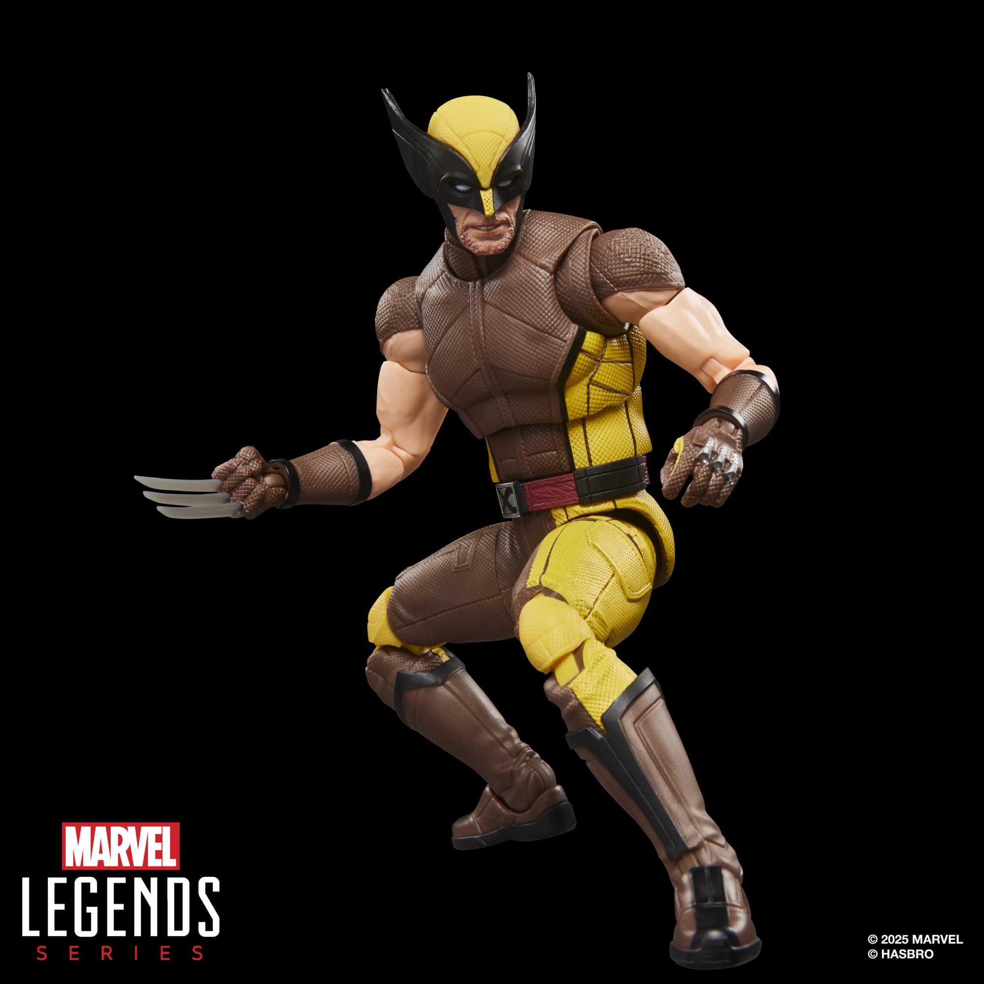 Marvel Legends Series Wolverine (Brown Suit) Action Figure | 6-Inch Scale | Ages 14+ 9