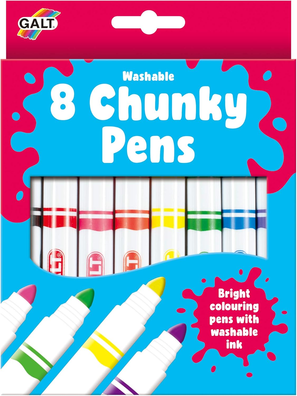 Galt 8 Chunky Washable Pens - Arts & Crafts for Kids 3 Years+ 1